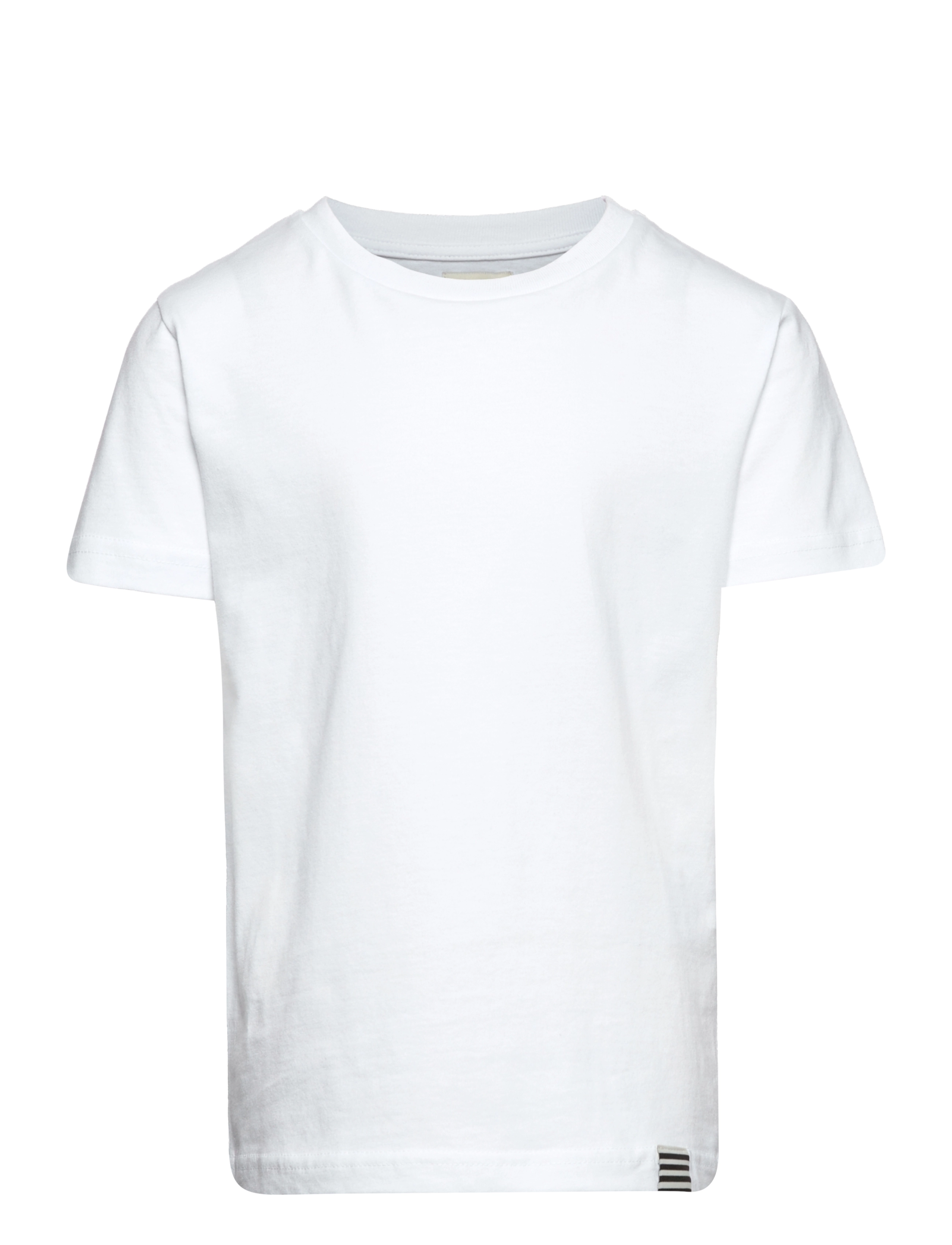 Mads Nørgaard Fine Jersey Thorlino Tee Fav, 128, White, T-Shirts > Kortærmede, Børn