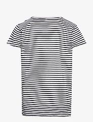 Mads Nørgaard - Organic Jersey Stripe Tuvina Tee FAV - short-sleeved - white/black - 1