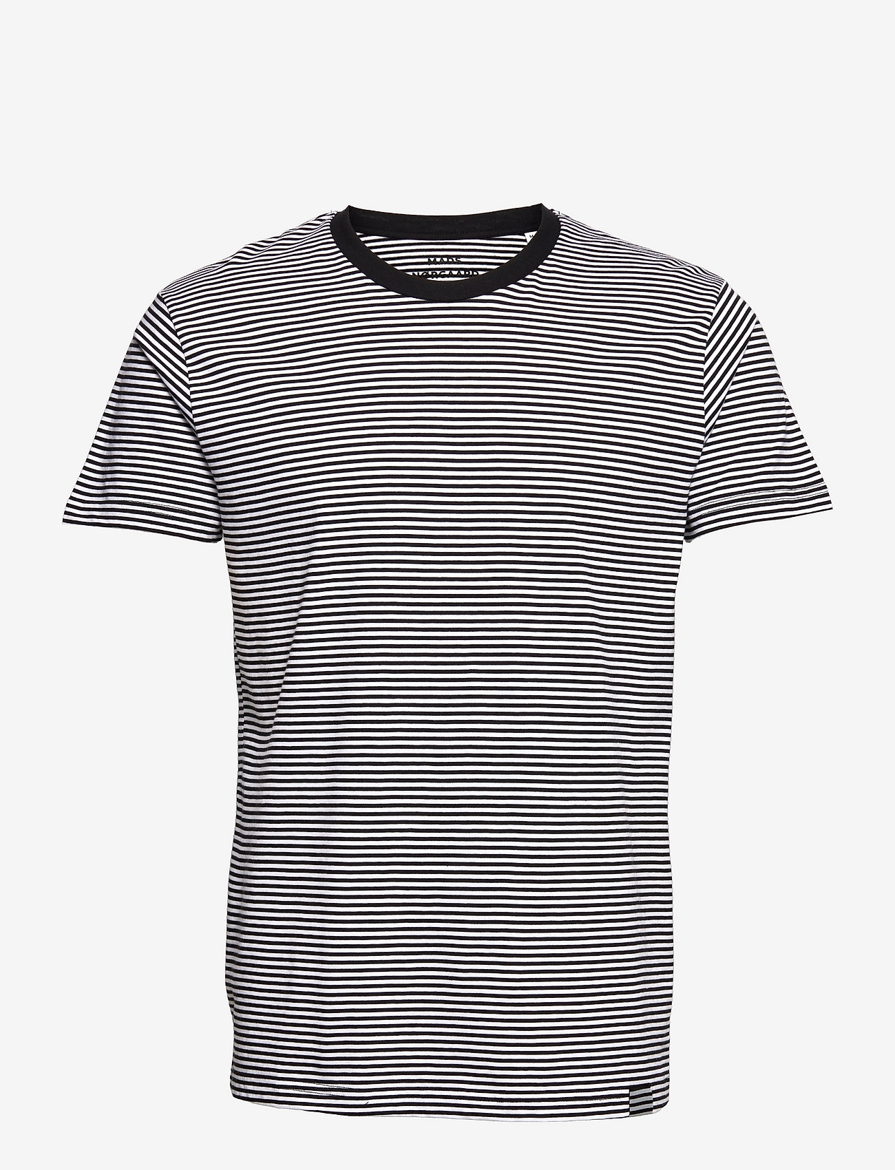 Mads Nørgaard - Organic Mini Thor Tee - kortærmede t-shirts - black/white - 0