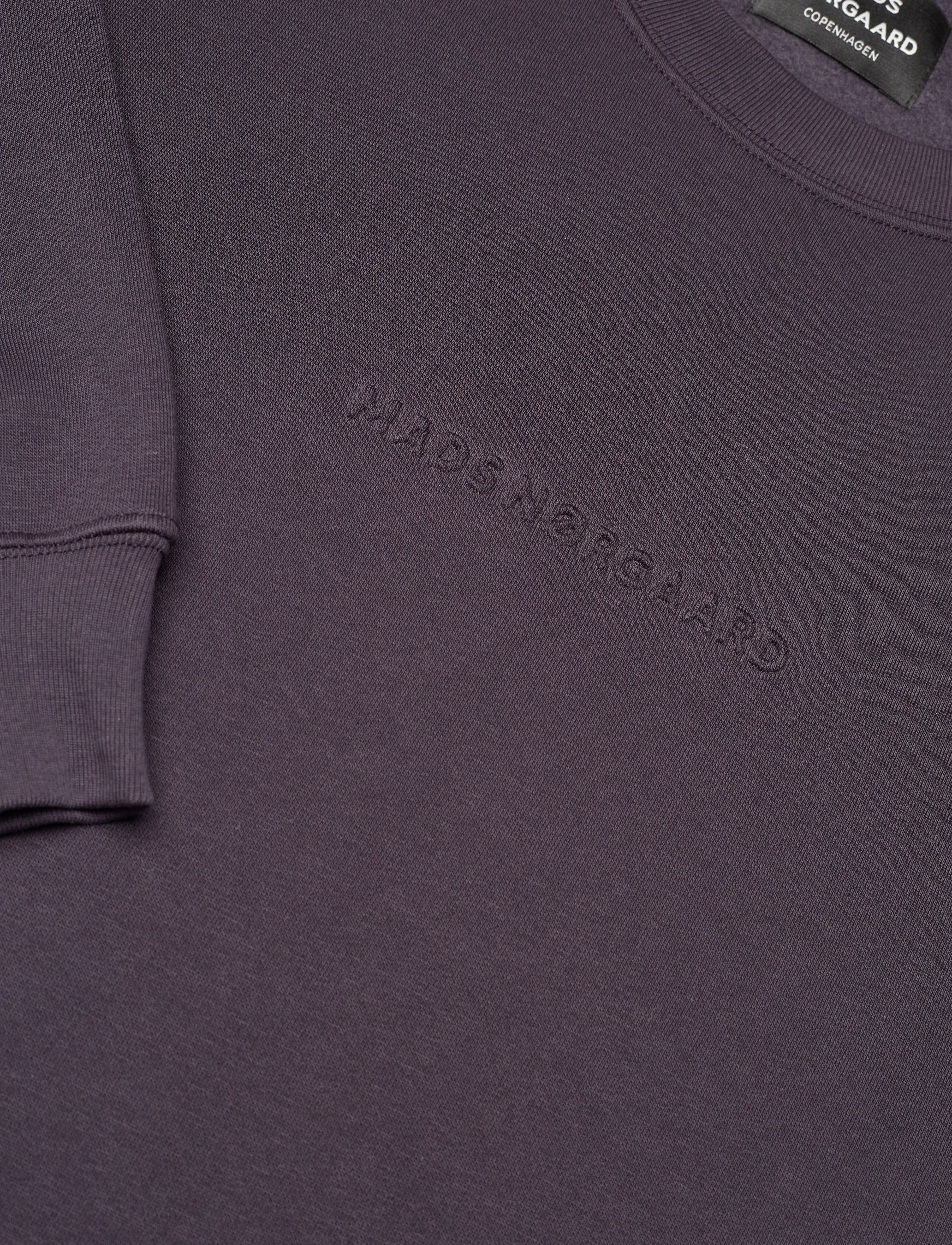 Mads Nørgaard - Standard Embo Crew Sweat - deep well - 2