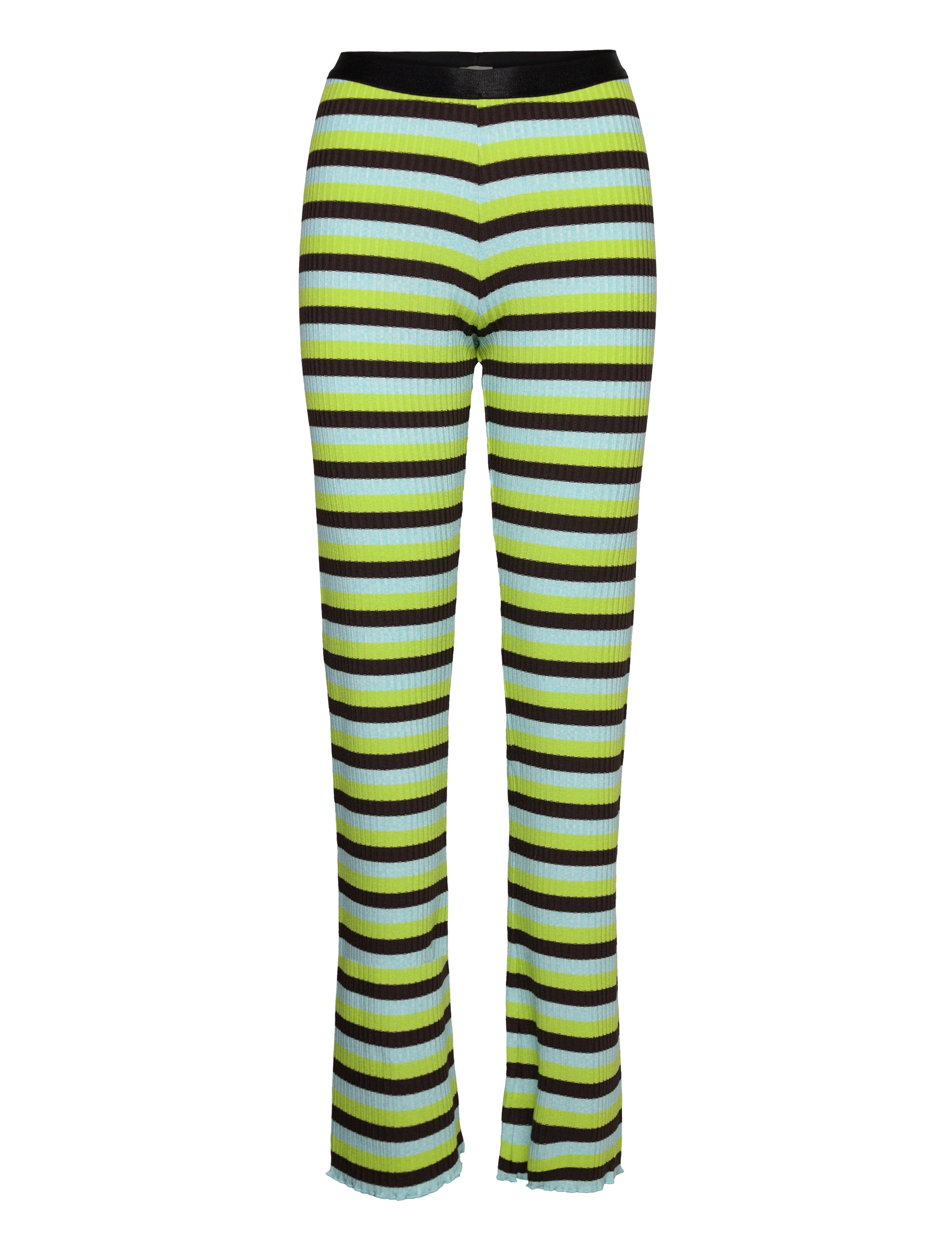 MADS NØRGAARD Super Stripe Lonnie Hosen Grün - XS - Damen