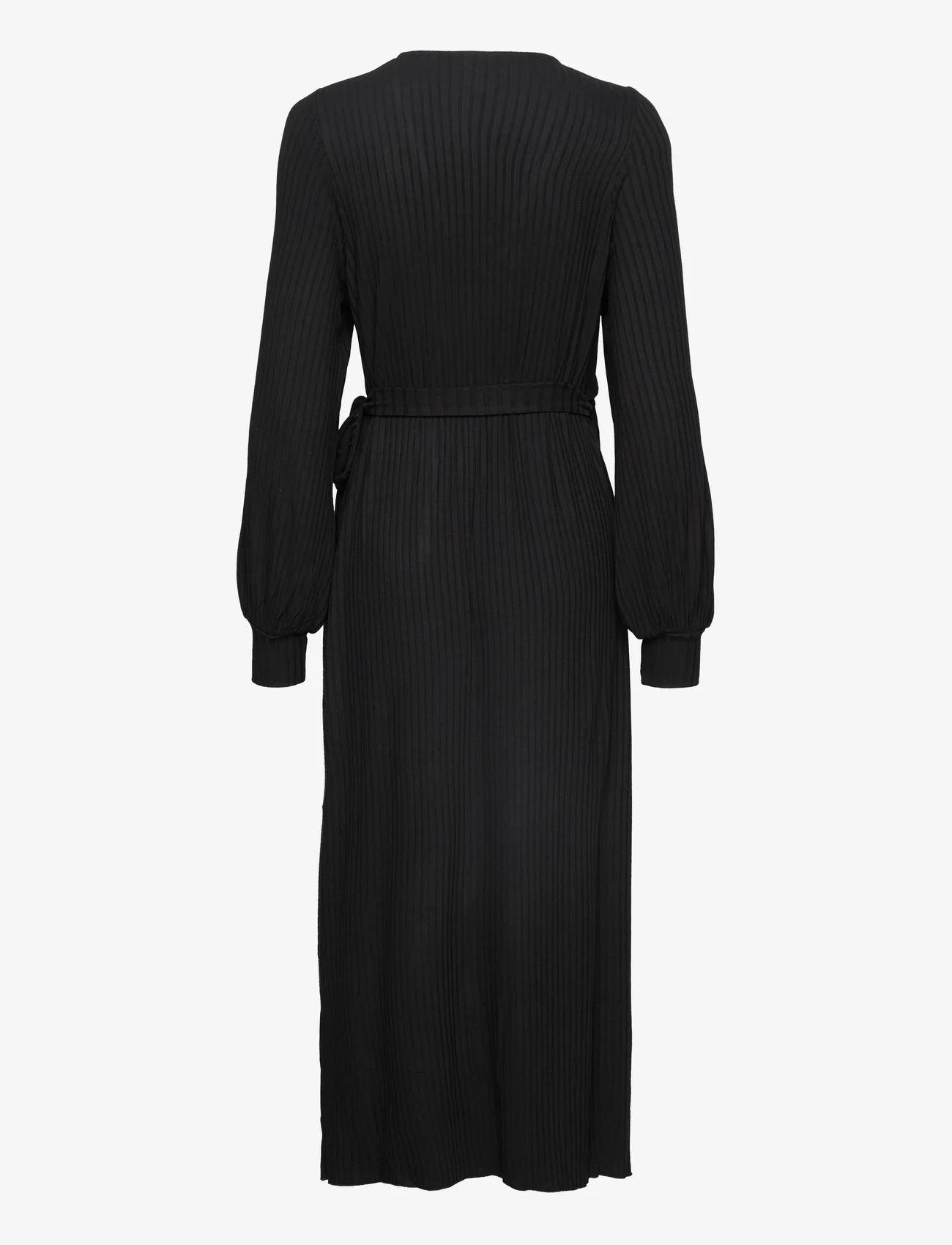 Mads Nørgaard - 5x5 Solid Dina Dress - festtøj til outletpriser - black - 1