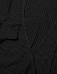 Mads Nørgaard - 5x5 Solid Dina Dress - omlottklänningar - black - 4