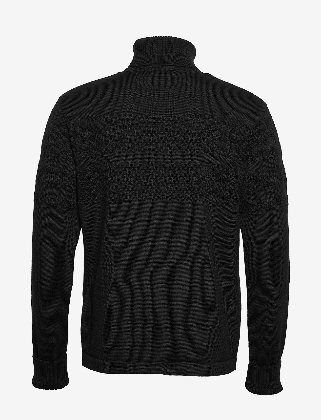 Mads Nørgaard - Wool Klemens Knit - turtlenecks - black - 1