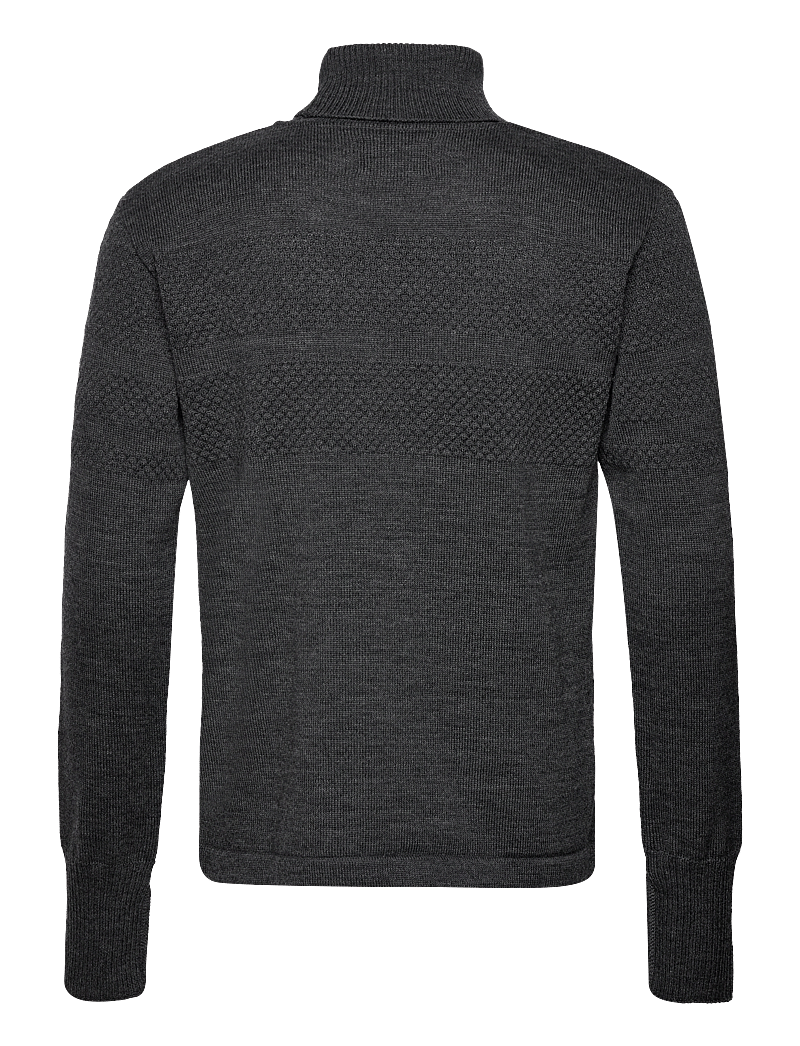 Mads Nørgaard - Wool Klemens Knit - kõrge kaelusega džemprid - charcoal melange - 1