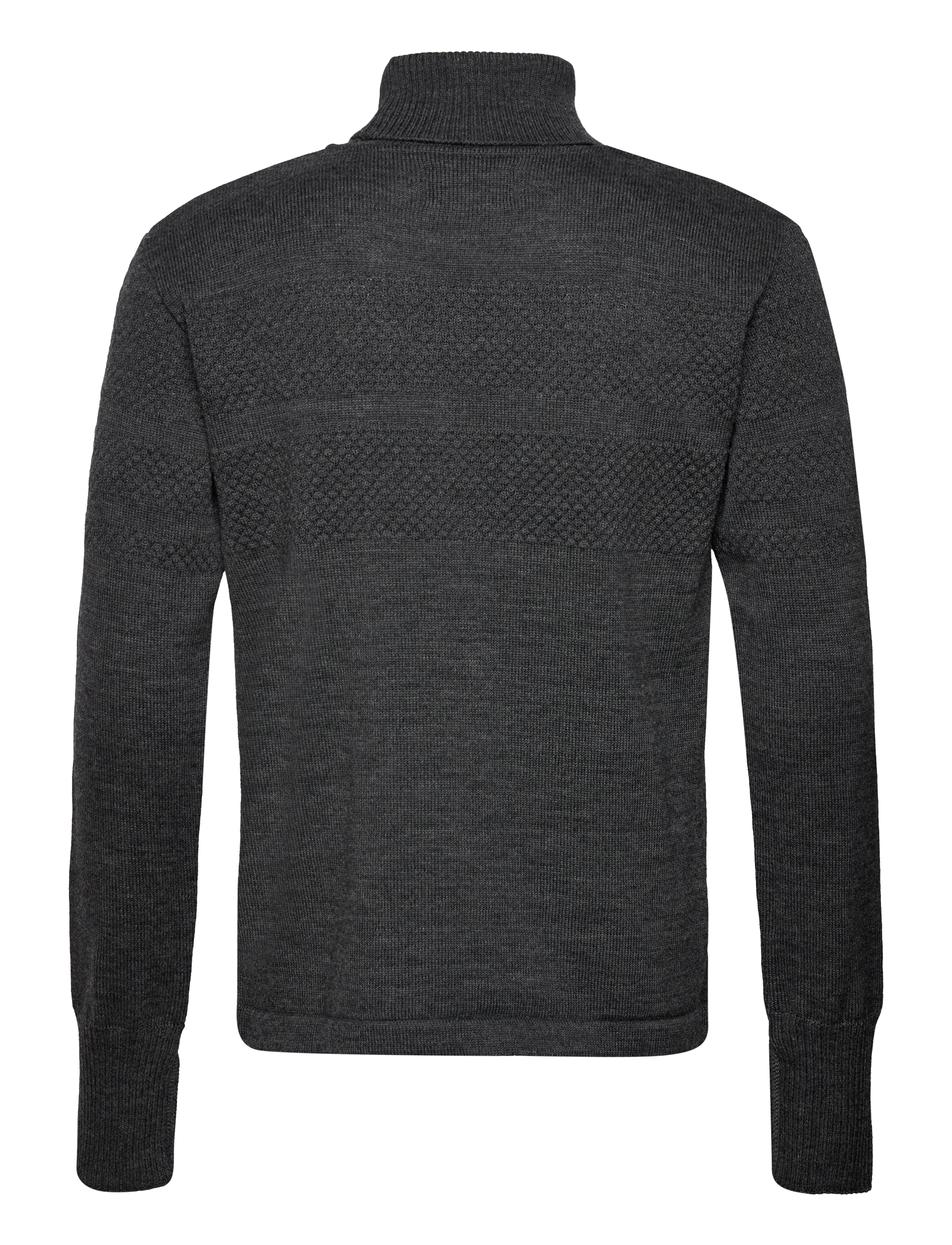 Mads Nørgaard - Wool Klemens Knit - swetry - charcoal melange - 1