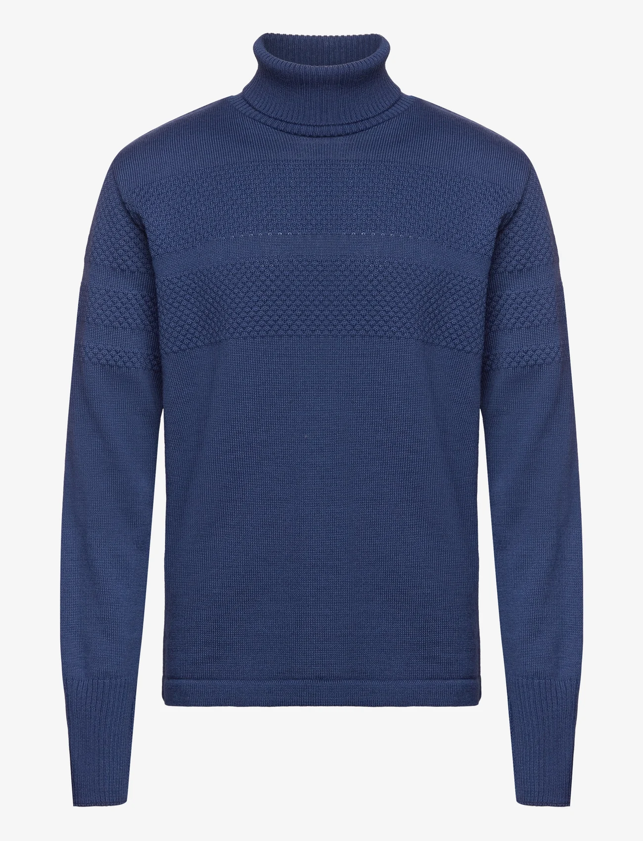 Mads Nørgaard - Wool Klemens Knit - basic knitwear - estate blue - 0