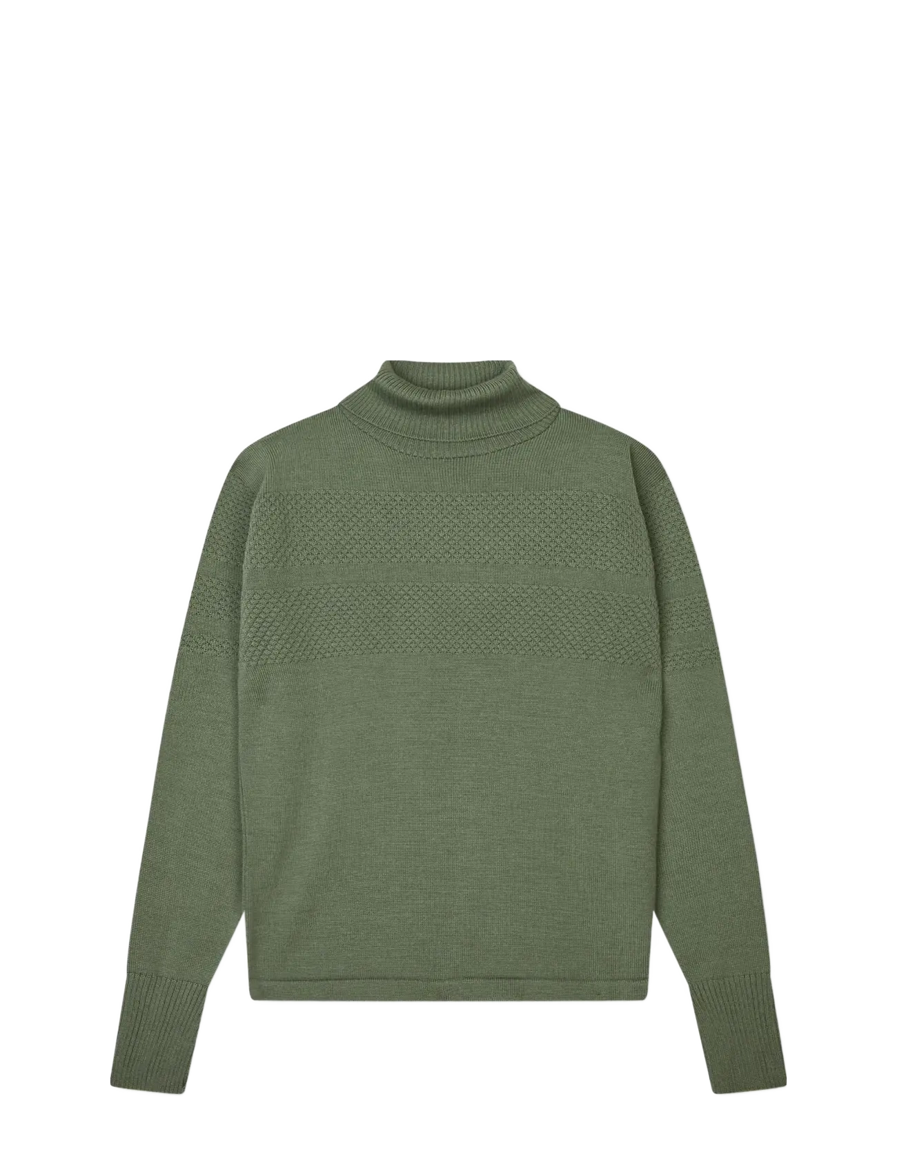 Mads Nørgaard Wool Klemens Knit - Tøj - FOUR LEAF CLOVER / green