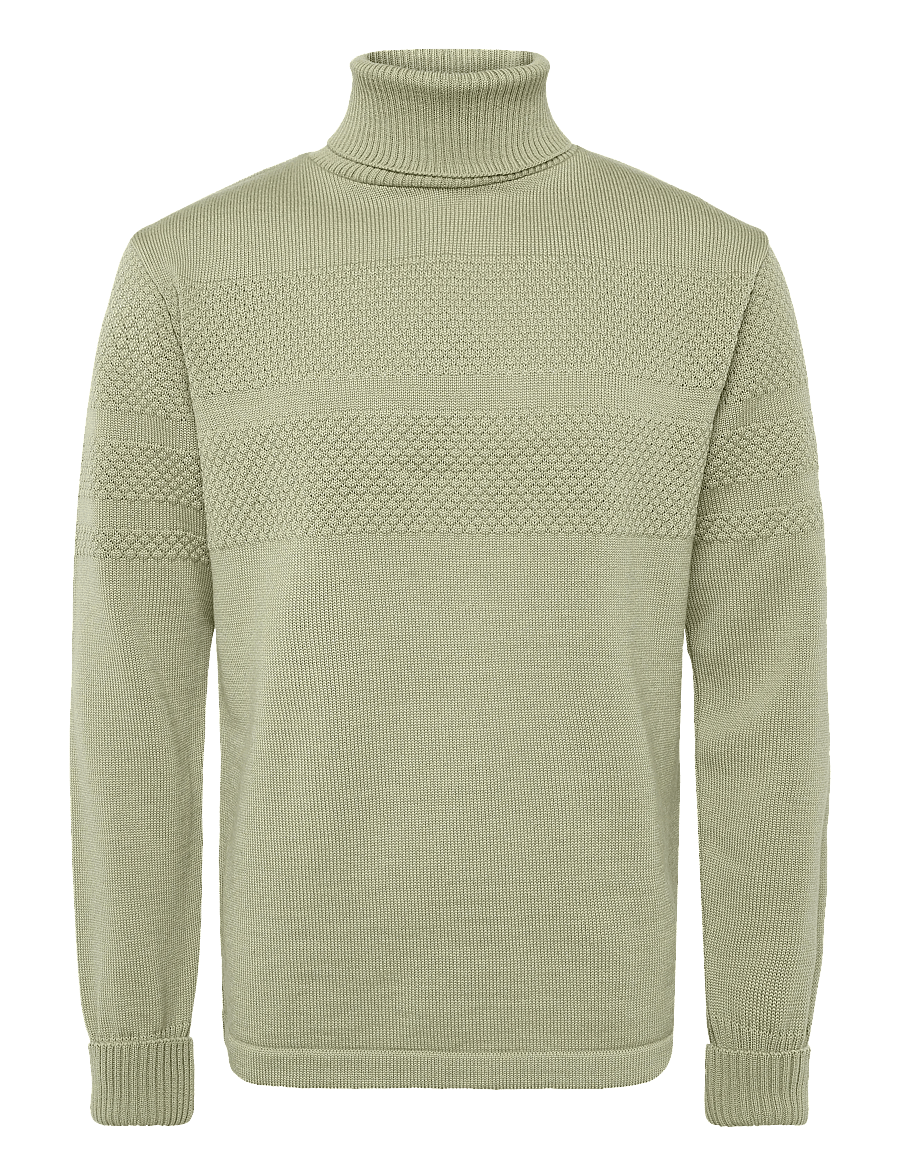 Mads Nørgaard - Wool Klemens Knit FAV - rollkragenpullover - overland trek - 0