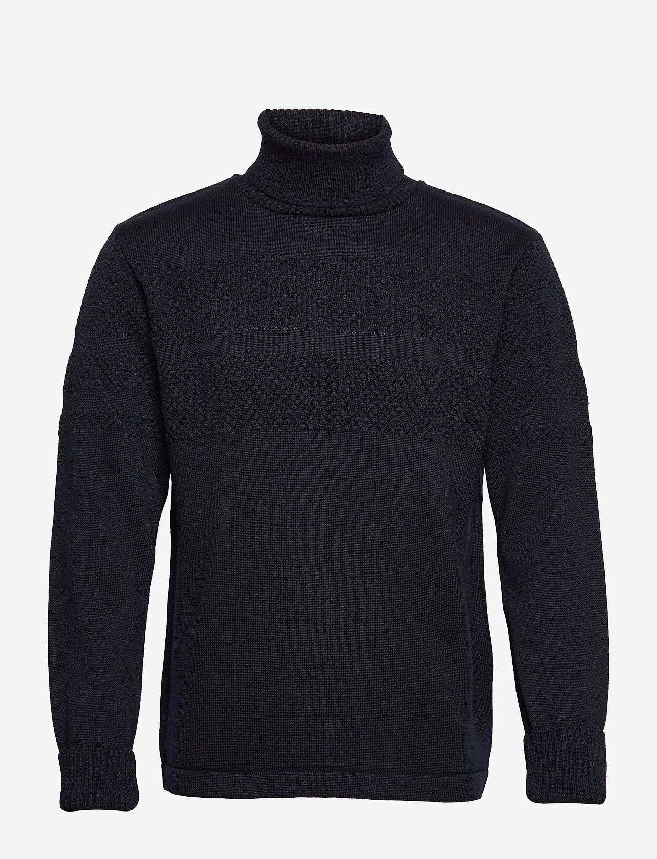 Mads Nørgaard - Wool Klemens Knit FAV - efterårstøj - sky captain - 0