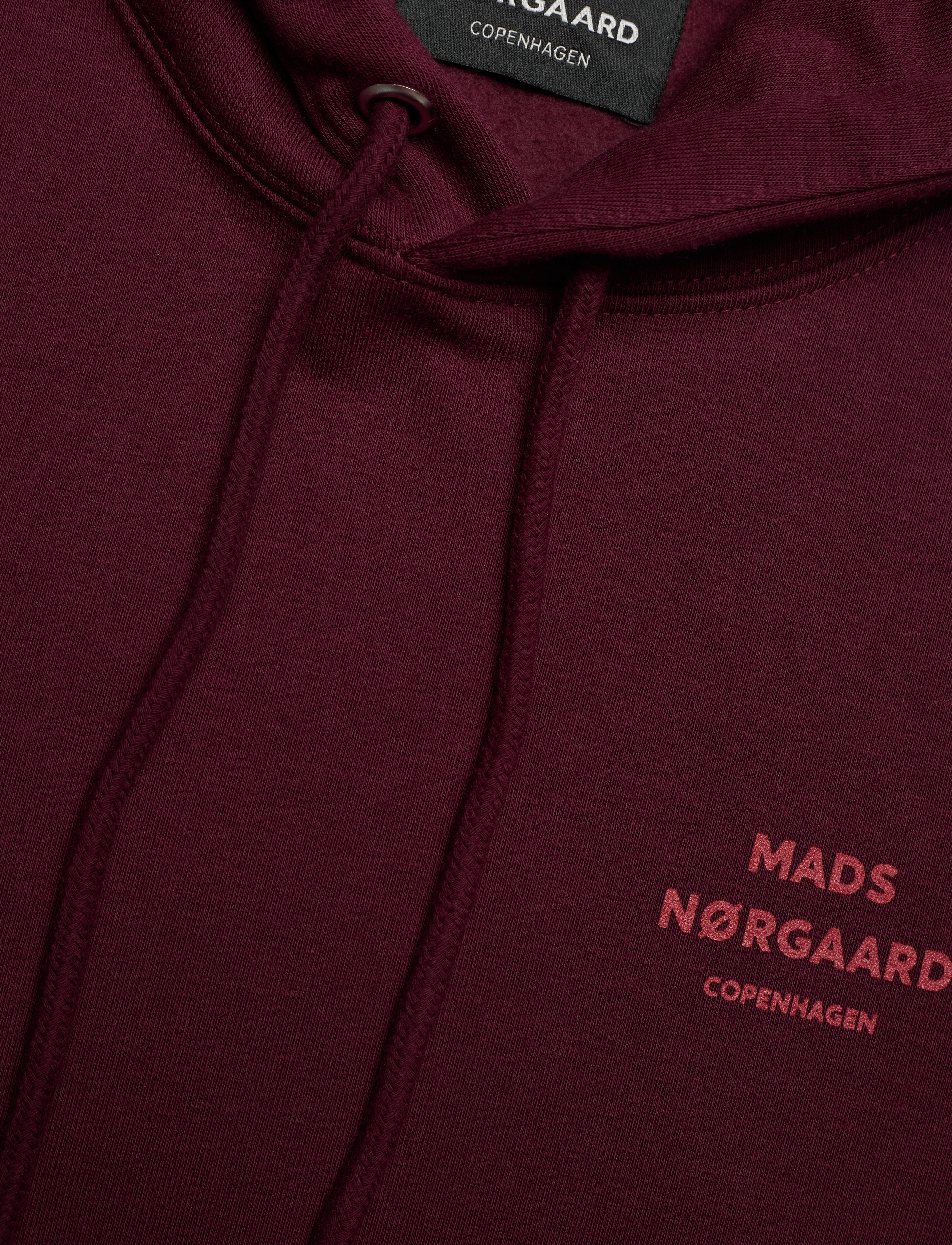 Mads Nørgaard - Standard Hoodie Logo Sweat - winetasting - 2