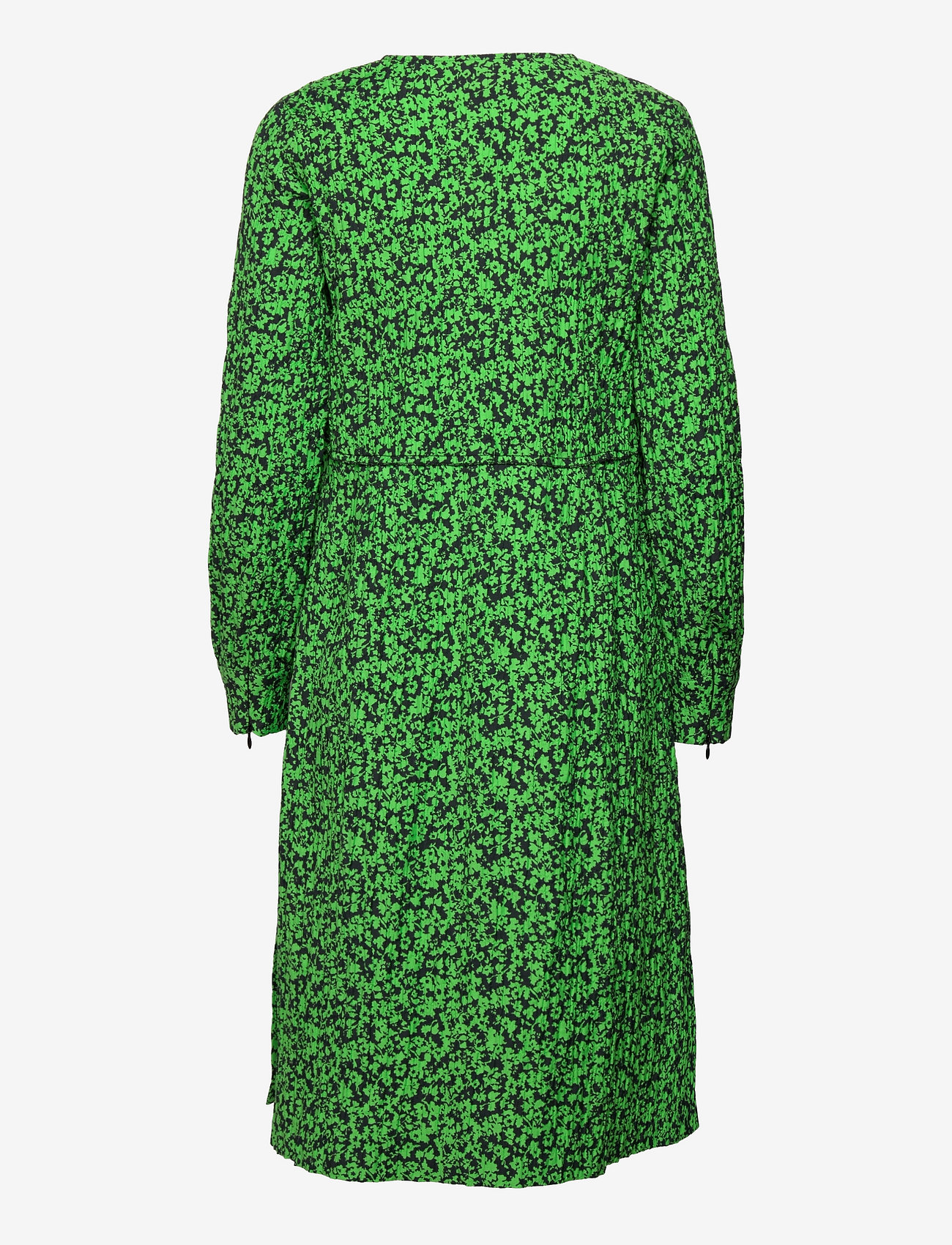 Mads Nørgaard - Chakra Canary Dress - midikleider - classic green/black - 1