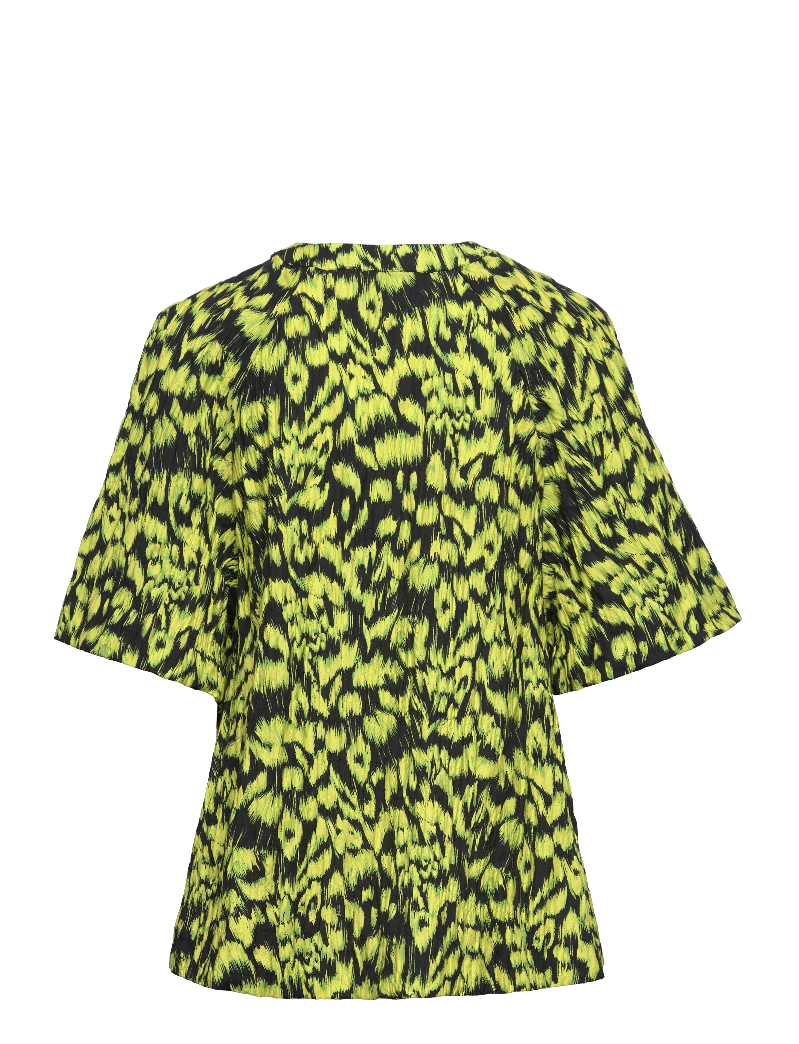Mads Nørgaard - Chakra Tera Top AOP - kortærmede bluser - animal aop evening primrose - 1