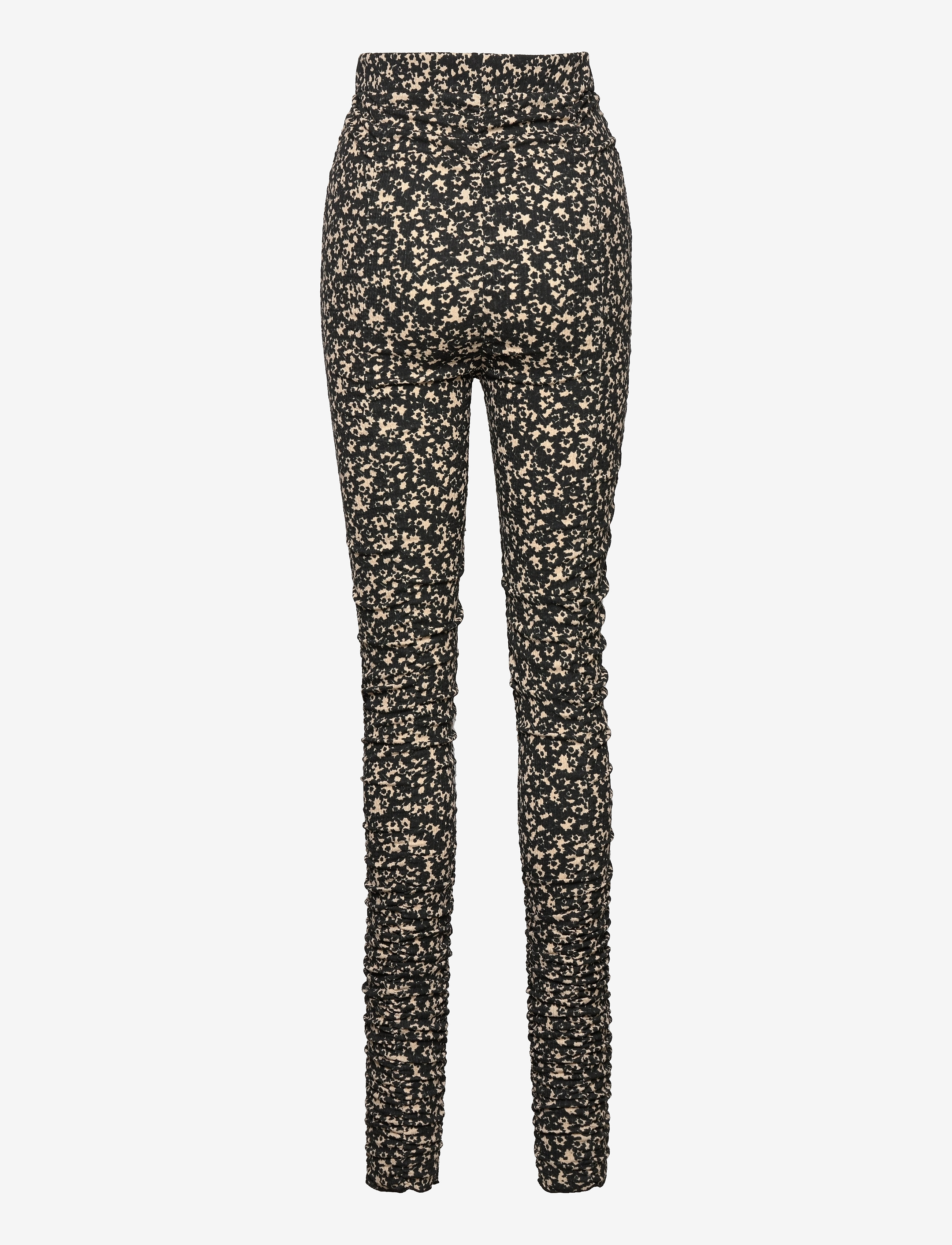 Mads Nørgaard - Pollux Pisa Leggings - leggings - parchment/black - 1