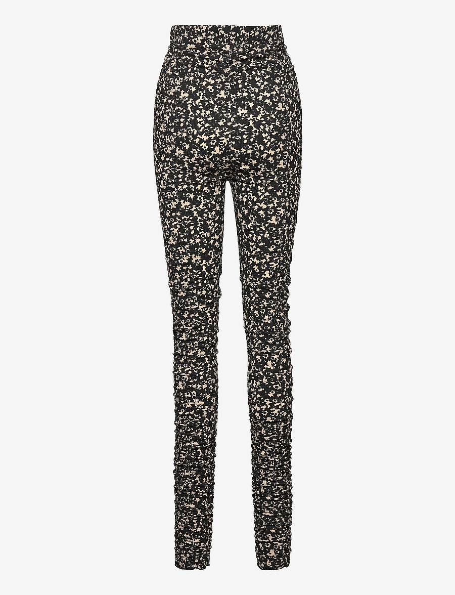 Mads Nørgaard - Pollux Pisa Leggings - leggings - parchment/black - 1