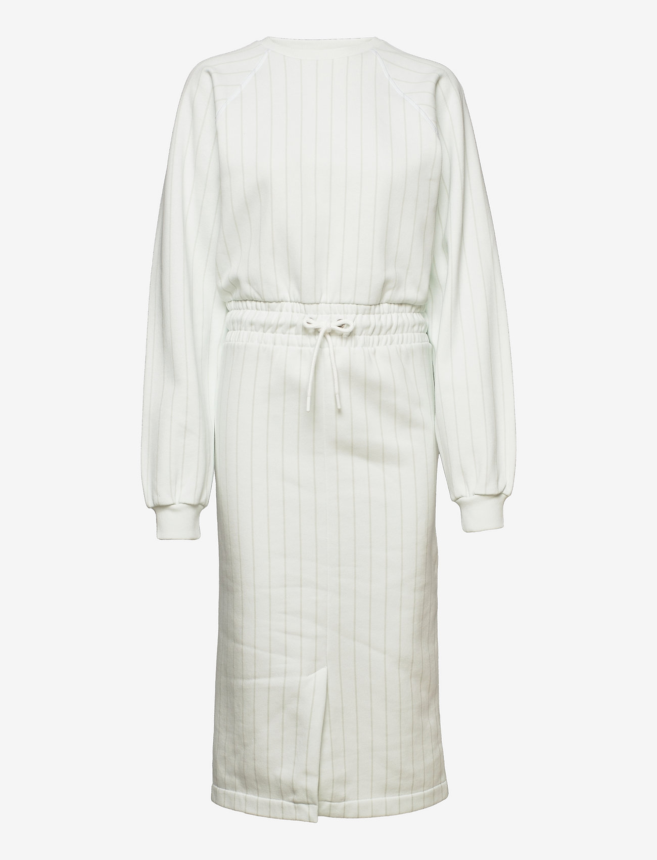 Mads Nørgaard - Organic Sweat Moon Dress - dresskleidid - snowwhite/silver birch - 0