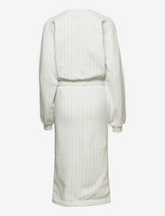 Mads Nørgaard - Organic Sweat Moon Dress - dresskleidid - snowwhite/silver birch - 1