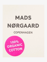 Mads Nørgaard - Heavy Single Lola Dress - t-shirtklänningar - snowwhite/forest night - 2