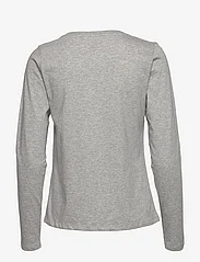 Mads Nørgaard - Organic Jersey Tenna Tee FAV - tops met lange mouwen - light grey melange - 1