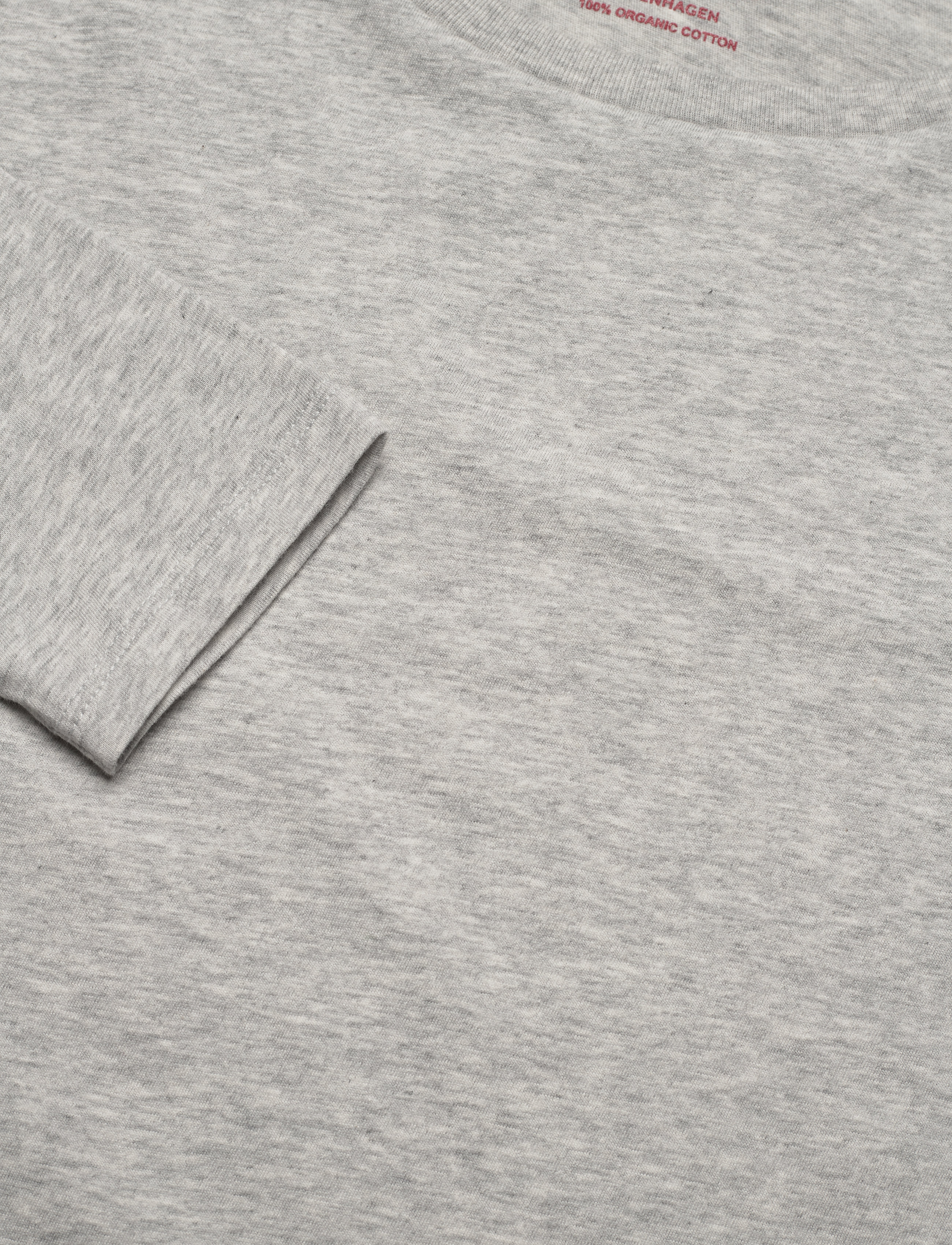 Mads Nørgaard - Organic Jersey Tenna Tee FAV - langärmlige tops - light grey melange - 2