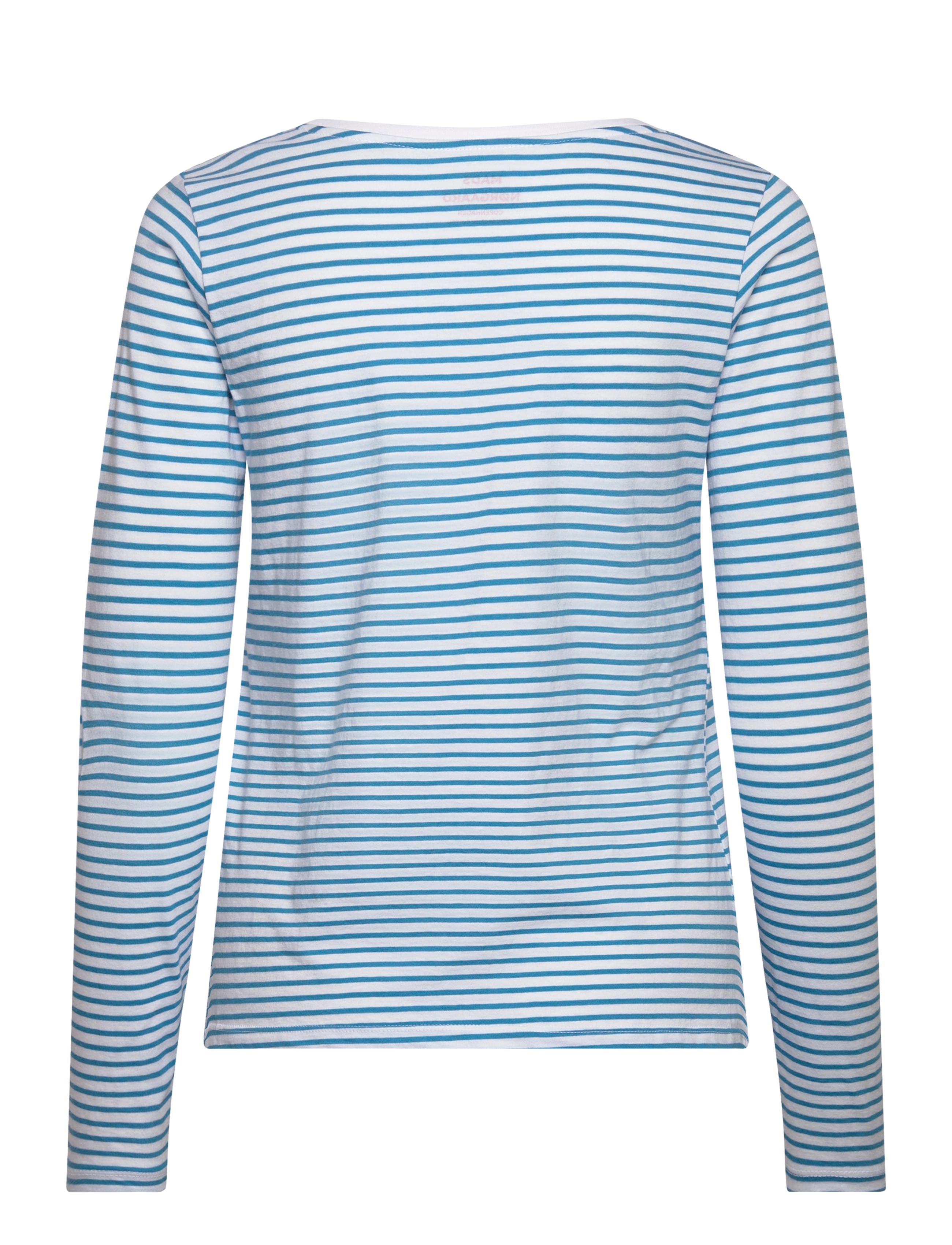 Mads Nørgaard - Organic Jersey Stripe Tenna Tee FAV - brilliant white/mediterranian - 1