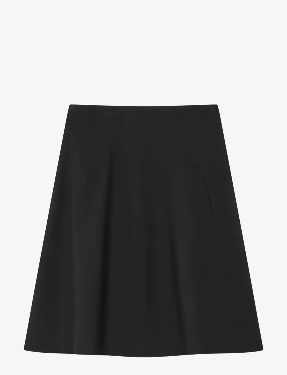 Mads Nørgaard - Recycled Sportina Stelly Skirt FAV - midi nederdele - black - 0