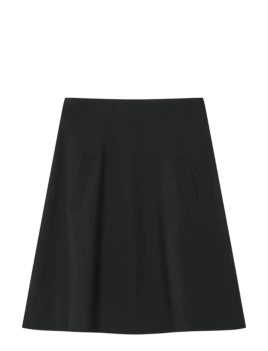 Mads Nørgaard - Recycled Sportina Stelly Skirt FAV - midi skirts - black - 0