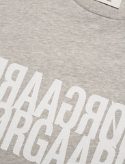 Mads Nørgaard - Single Organic Trenda P Tee - t-shirts & tops - light grey melange - 2