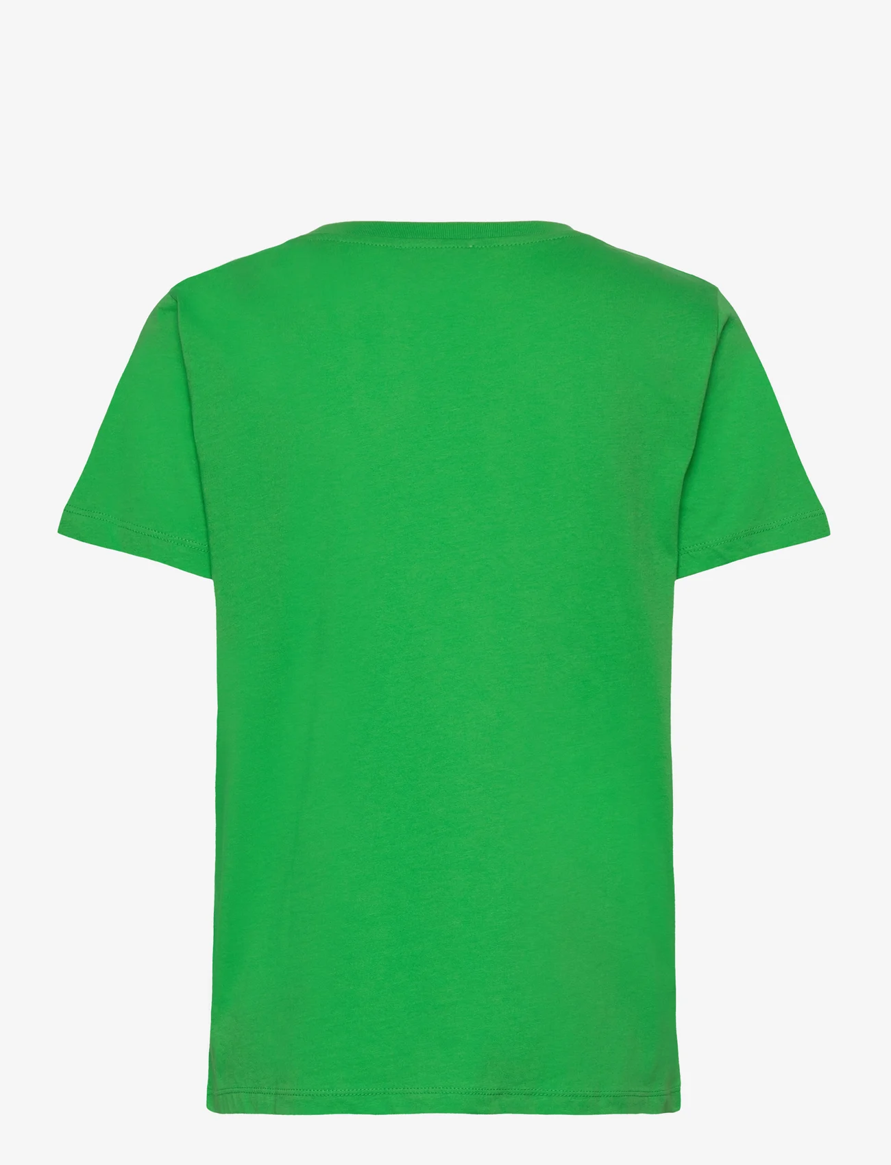 Mads Nørgaard - Single Organic Trenda P Tee - t-shirts & tops - poison green - 1