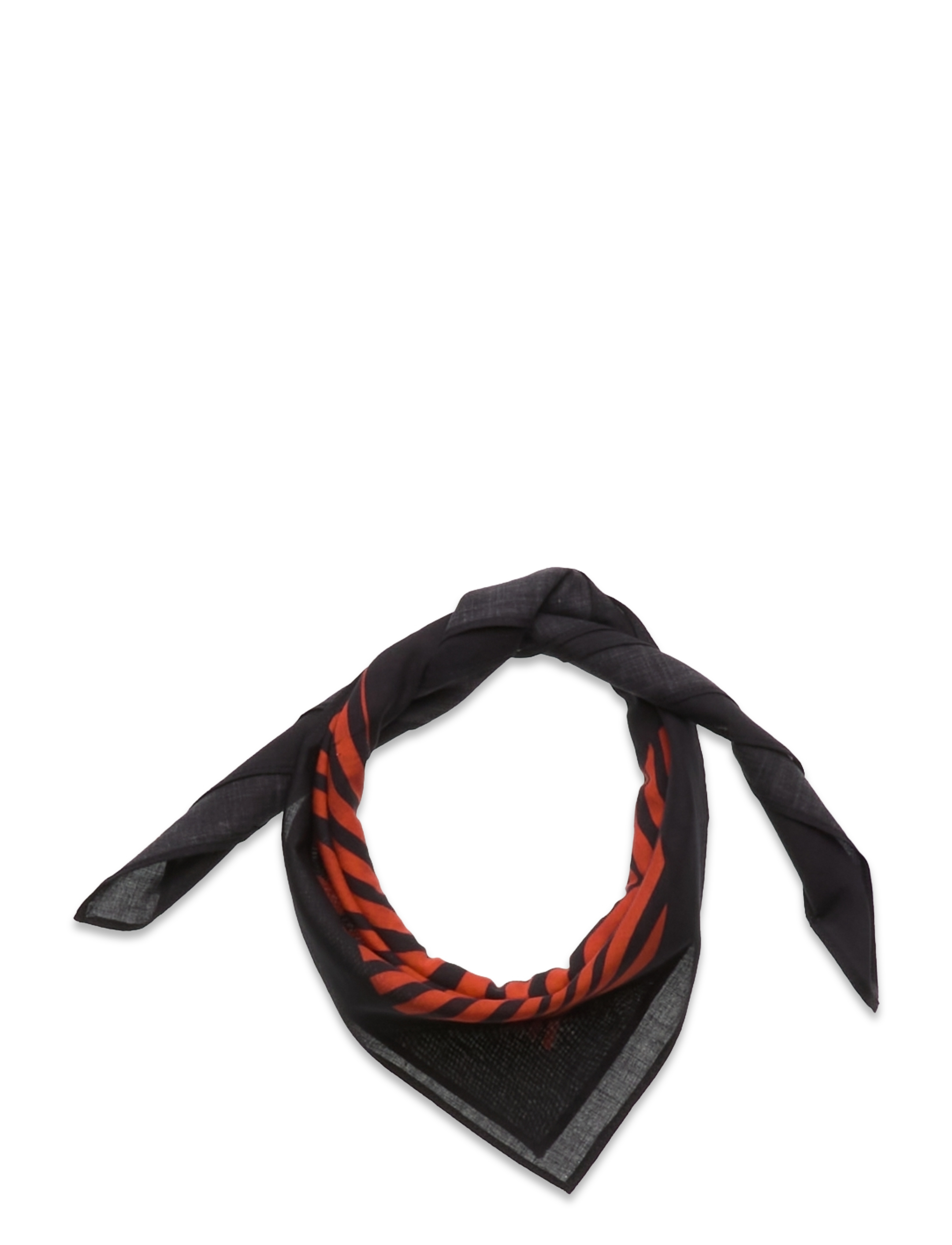 Soft Cotton Self Scarf - PSYCHEDELIC AOP CHERRY TOMATO