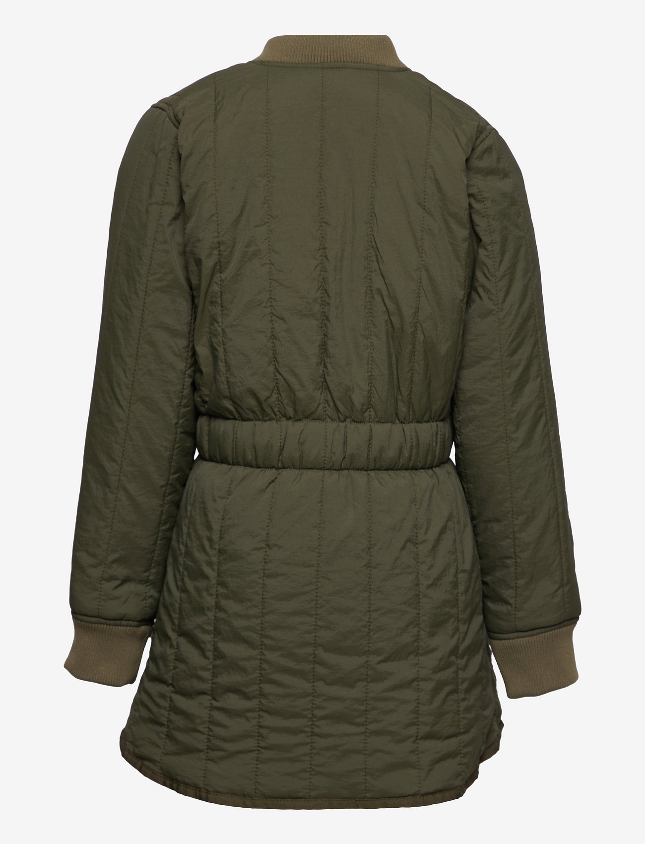 Mads Nørgaard - Crinckle Soft Janilla Jacket - quilted jackets - forest night - 1