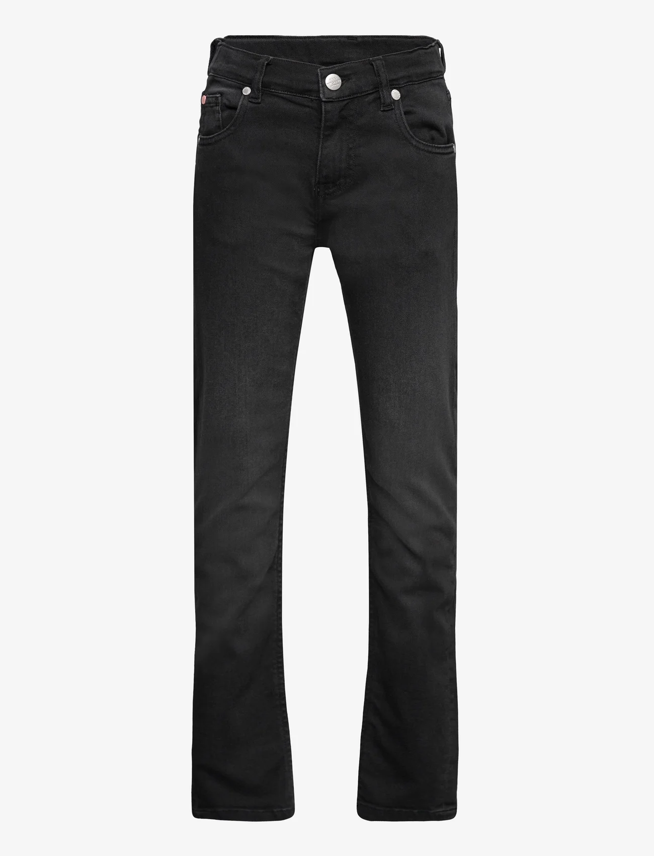 Mads Nørgaard - Washed Black / Black Jagino Pants - regular piegriezuma džinsa bikses - washed black - 0