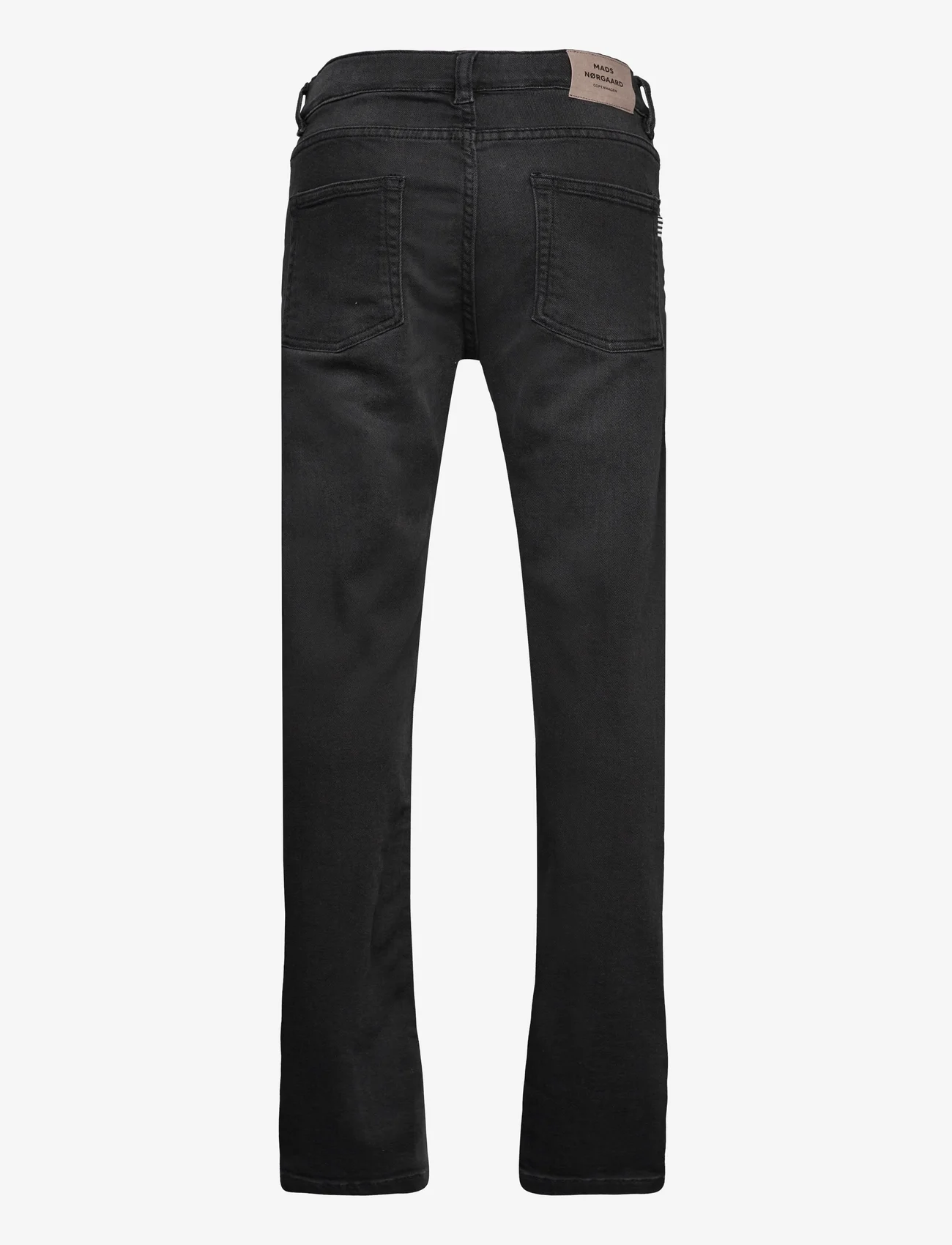 Mads Nørgaard - Washed Black / Black Jagino Pants - regular piegriezuma džinsa bikses - washed black - 1