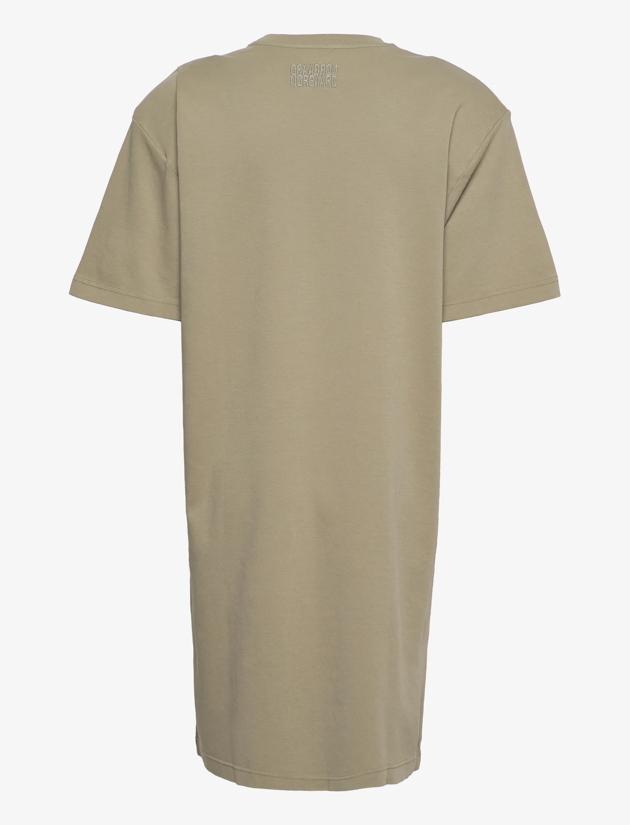 Mads Nørgaard - Jersey Essence Vika Dress - t-shirt dresses - elm - 1