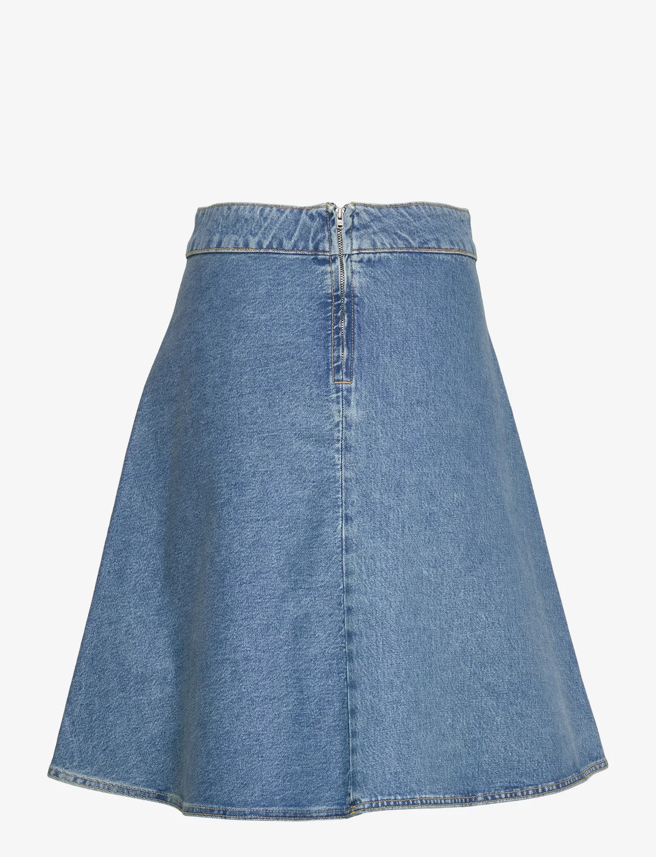 Mads Nørgaard - Organic Blue Stelly  Skirt - jeanskjolar - vintage blue - 1