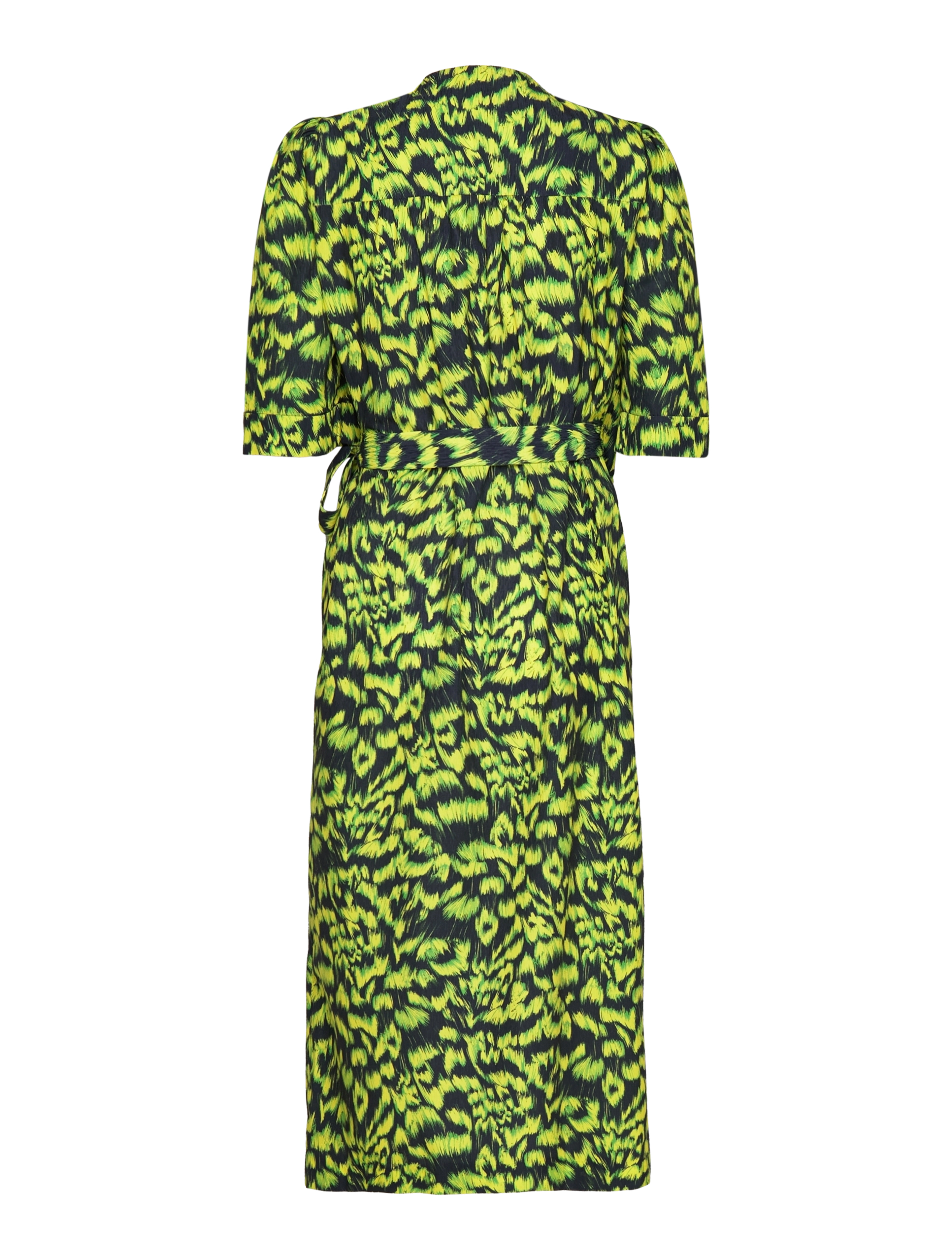 Mads Nørgaard - Light Jacquard Hesse Dress - animal aop evening primrose - 1