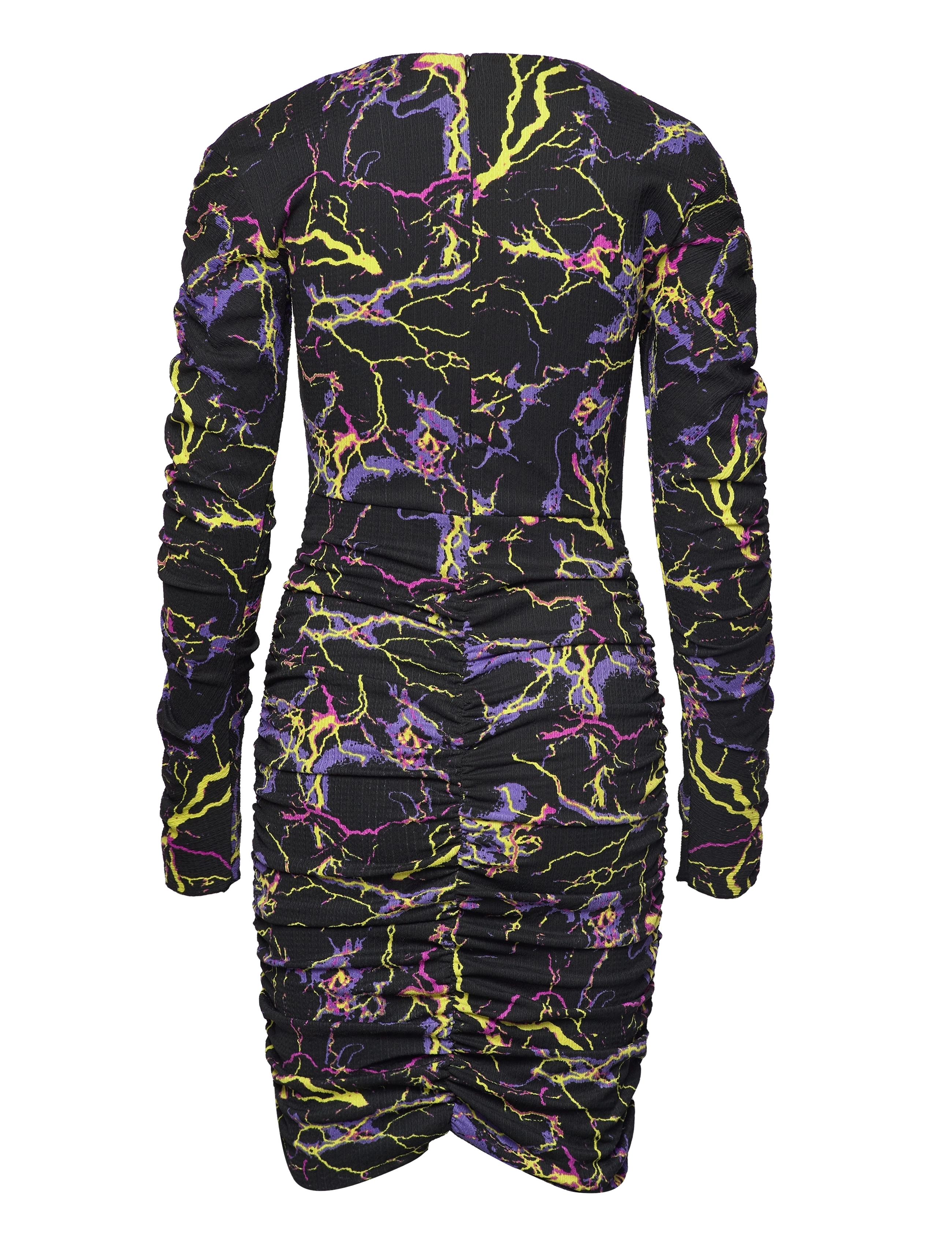 Mads Nørgaard - Pollux Aachen Dress - stramme kjoler - sky aop black - 1