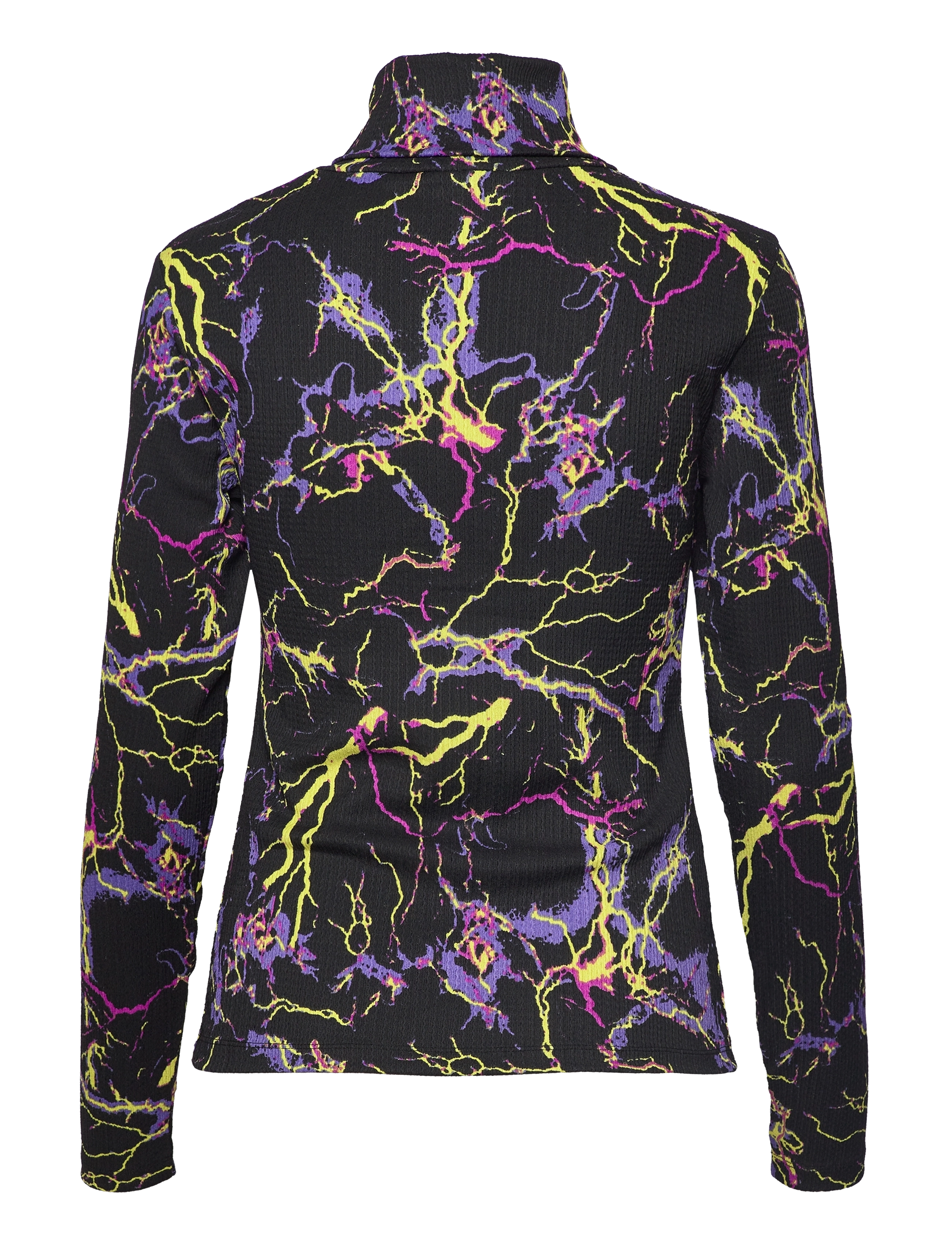 Mads Nørgaard - Pollux Adenau Blouse - topy z długimi rękawami - sky aop black - 1