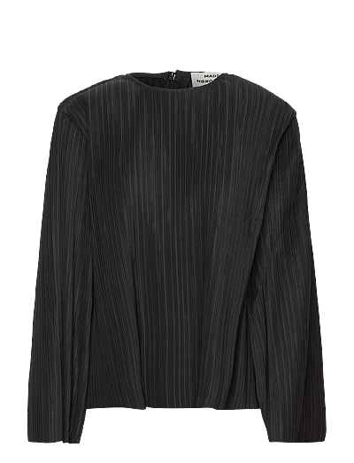 Paper Pleat Rina Blouse - LangæRmede Bluser