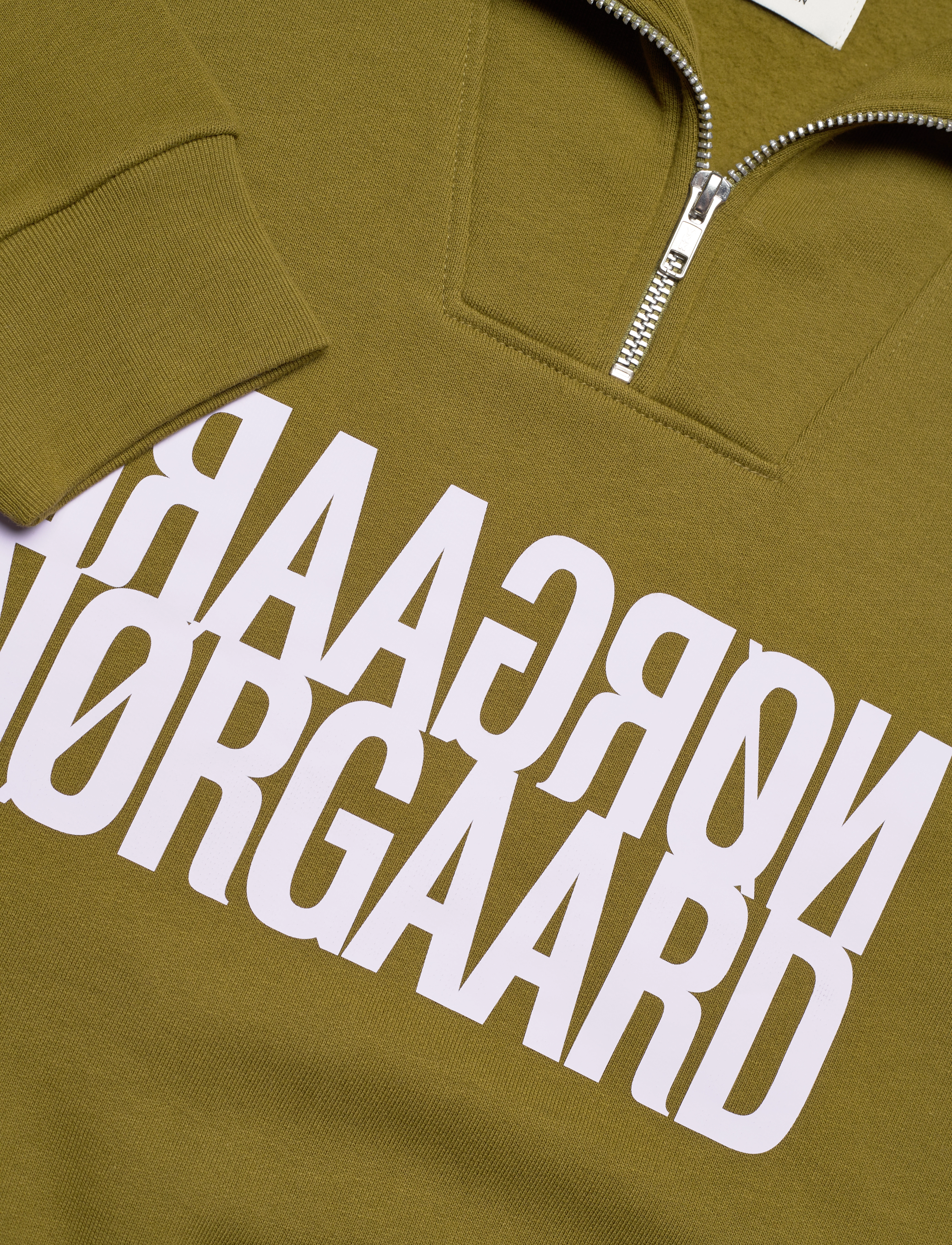 Mads Nørgaard - Organic Sweat Tally Sweat - fir green - 3