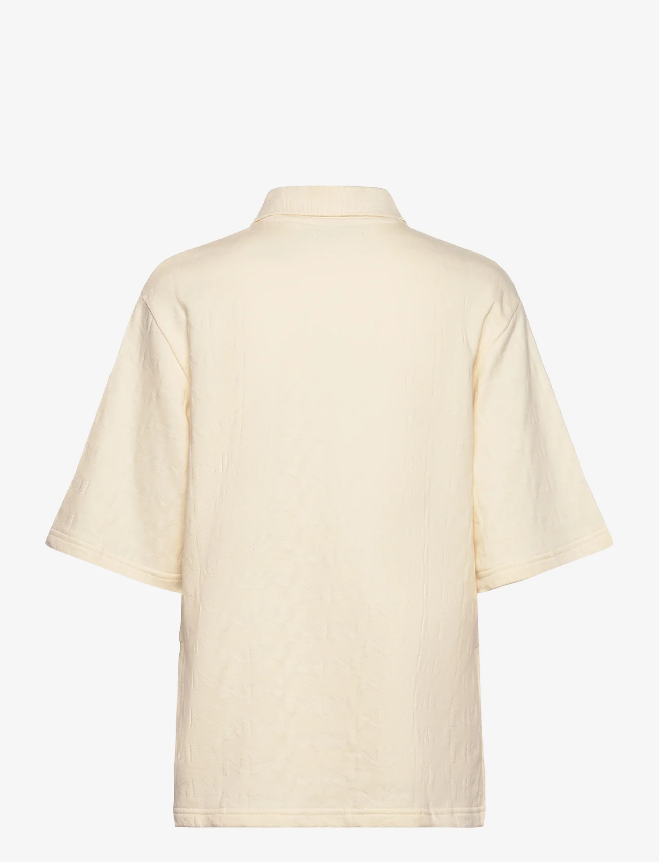 Mads Nørgaard - 3D Jersey Unna Tee - polo marškinėliai - vanilla ice - 1