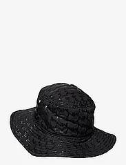 Mads Nørgaard - Quilt Logomania Dresden Hat - bucket hats - black/black - 1