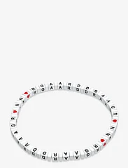 Mads Nørgaard - ABC Gera Necklace - pärlhalsband - brilliant white/black - 0
