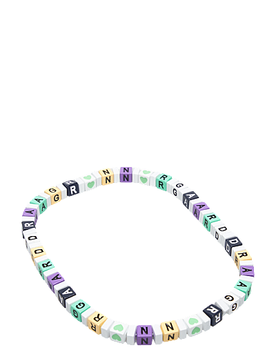 Mads Nørgaard ABC Gera Necklace - Speciella tillfällen - PASTEL DREAM/CABBAGE / multi