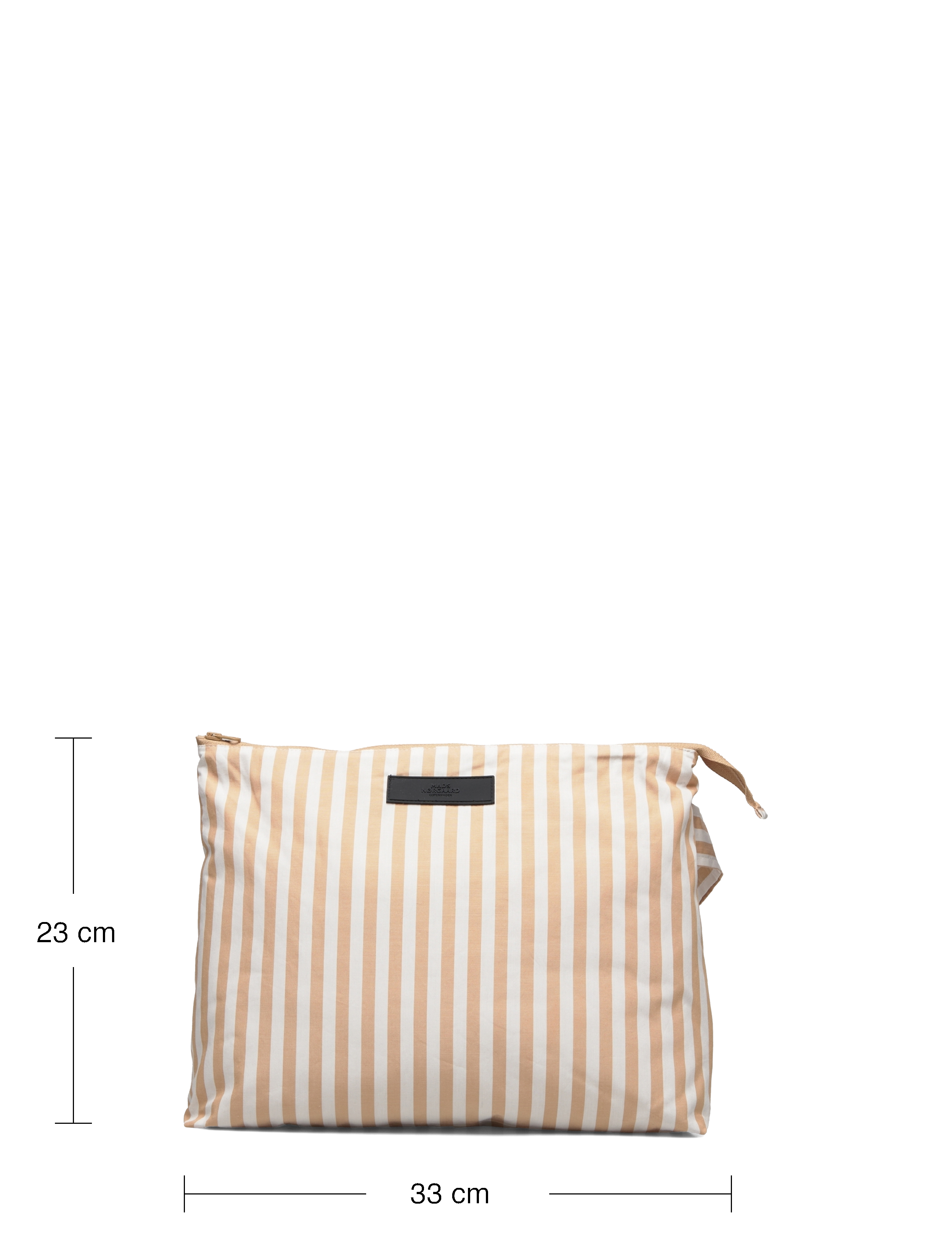 Mads Nørgaard - Yarndye Cotton Hilden Toiletry Bag - iced coffee/white alysum - 5