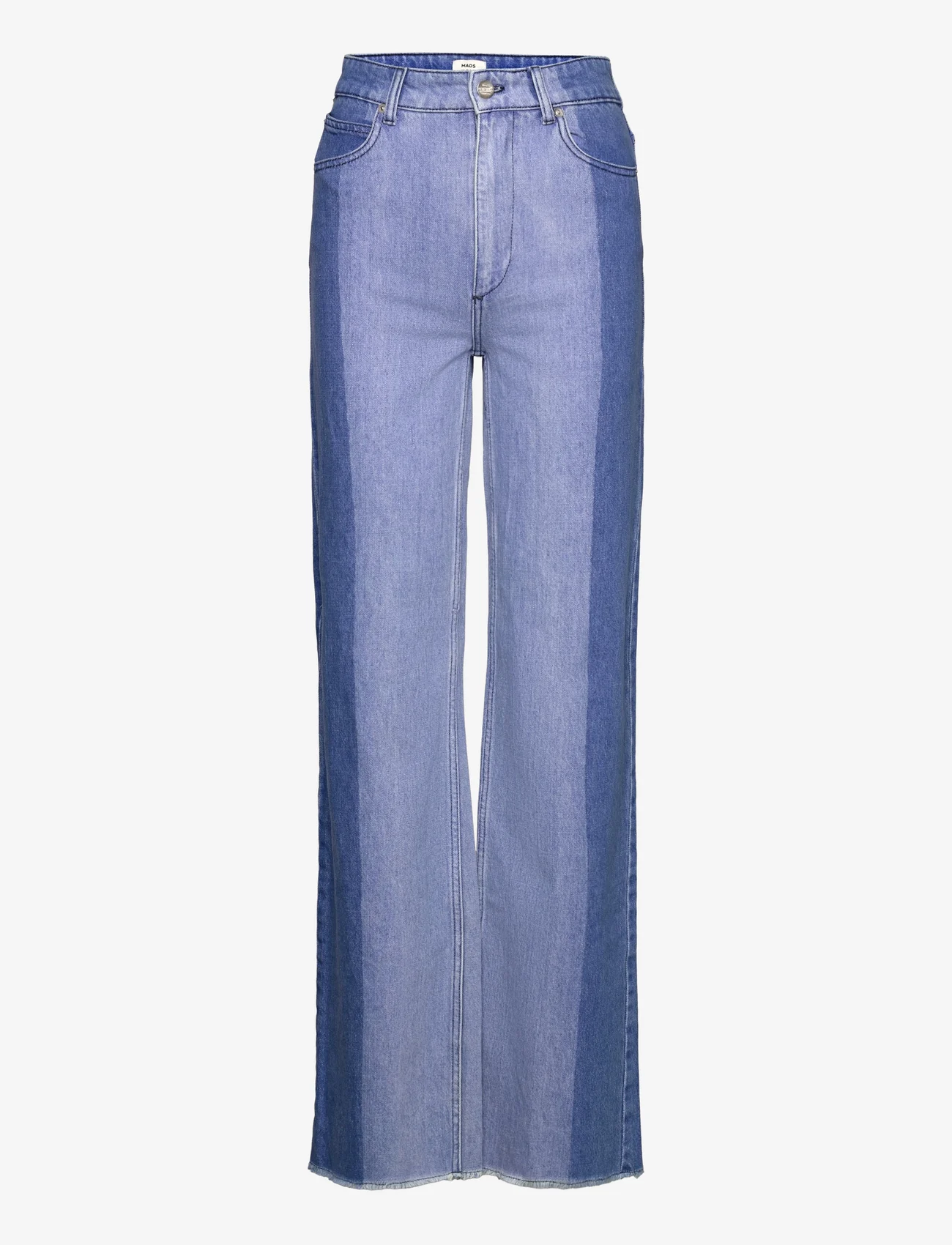 Mads Nørgaard - Twin Denim Charm Jeans - leveälahkeiset farkut - mix blue denim - 0