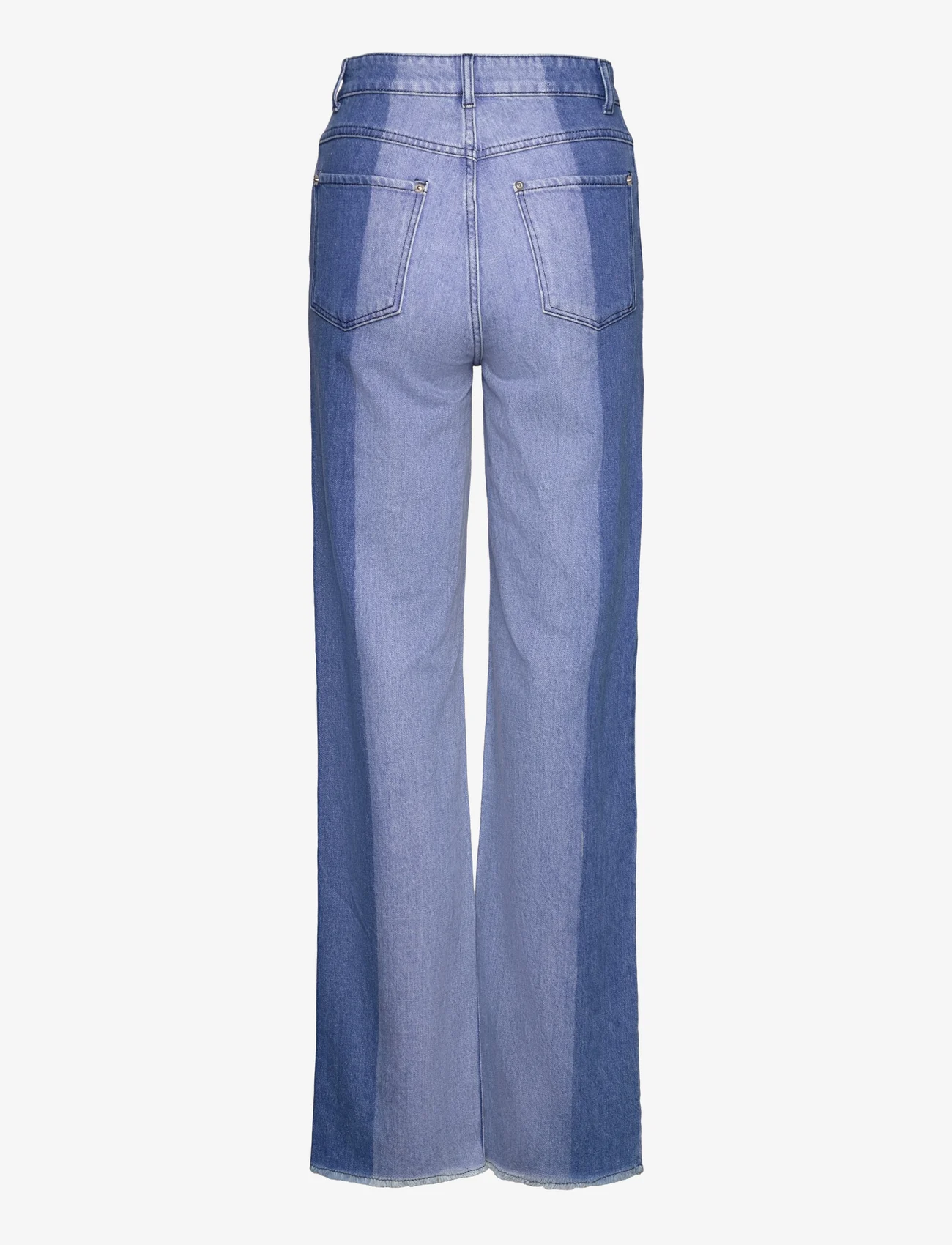 Mads Nørgaard - Twin Denim Charm Jeans - szerokie dżinsy - mix blue denim - 1