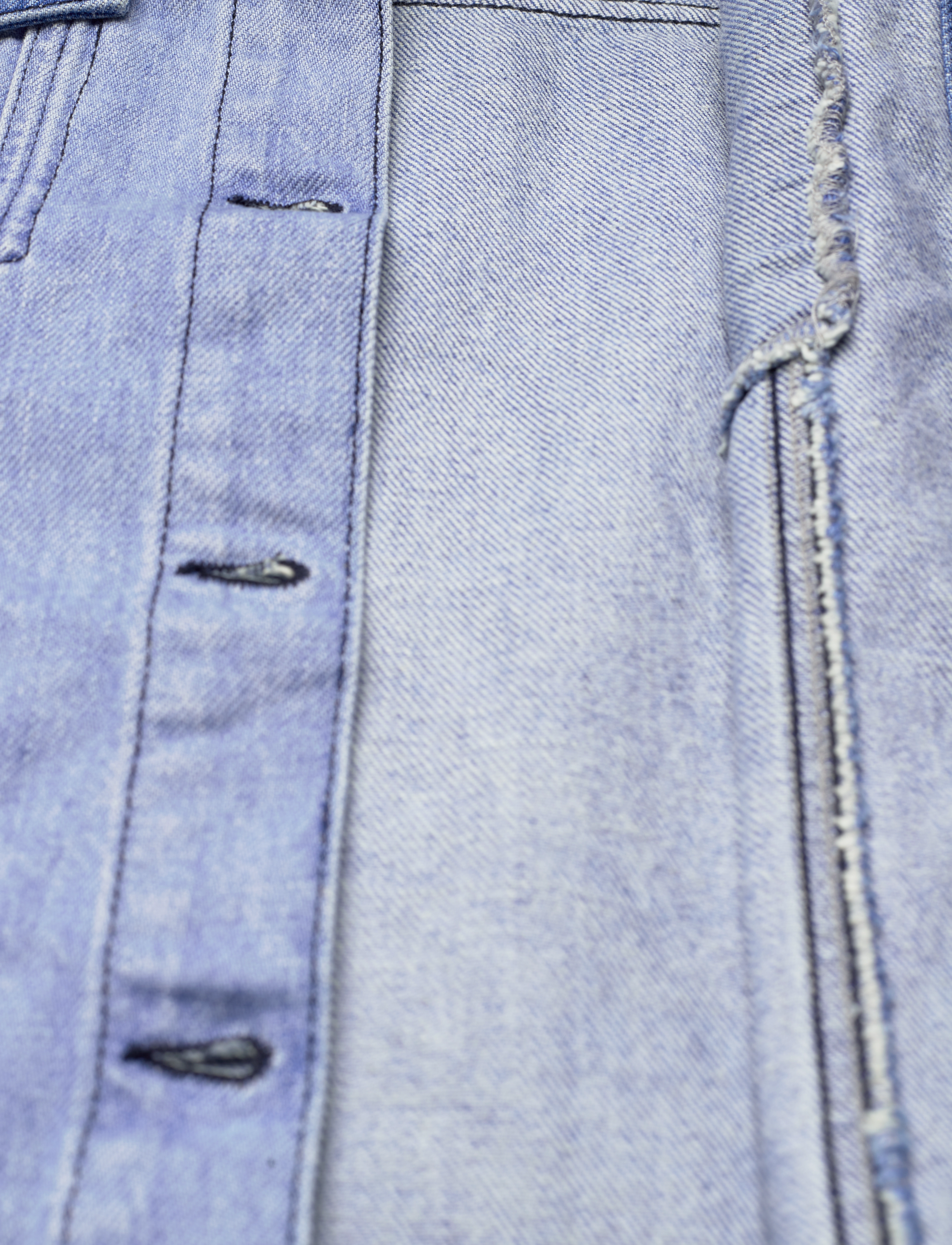 Mads Nørgaard - Twin Denim Rain Jacket - overtøj - mix blue denim - 3