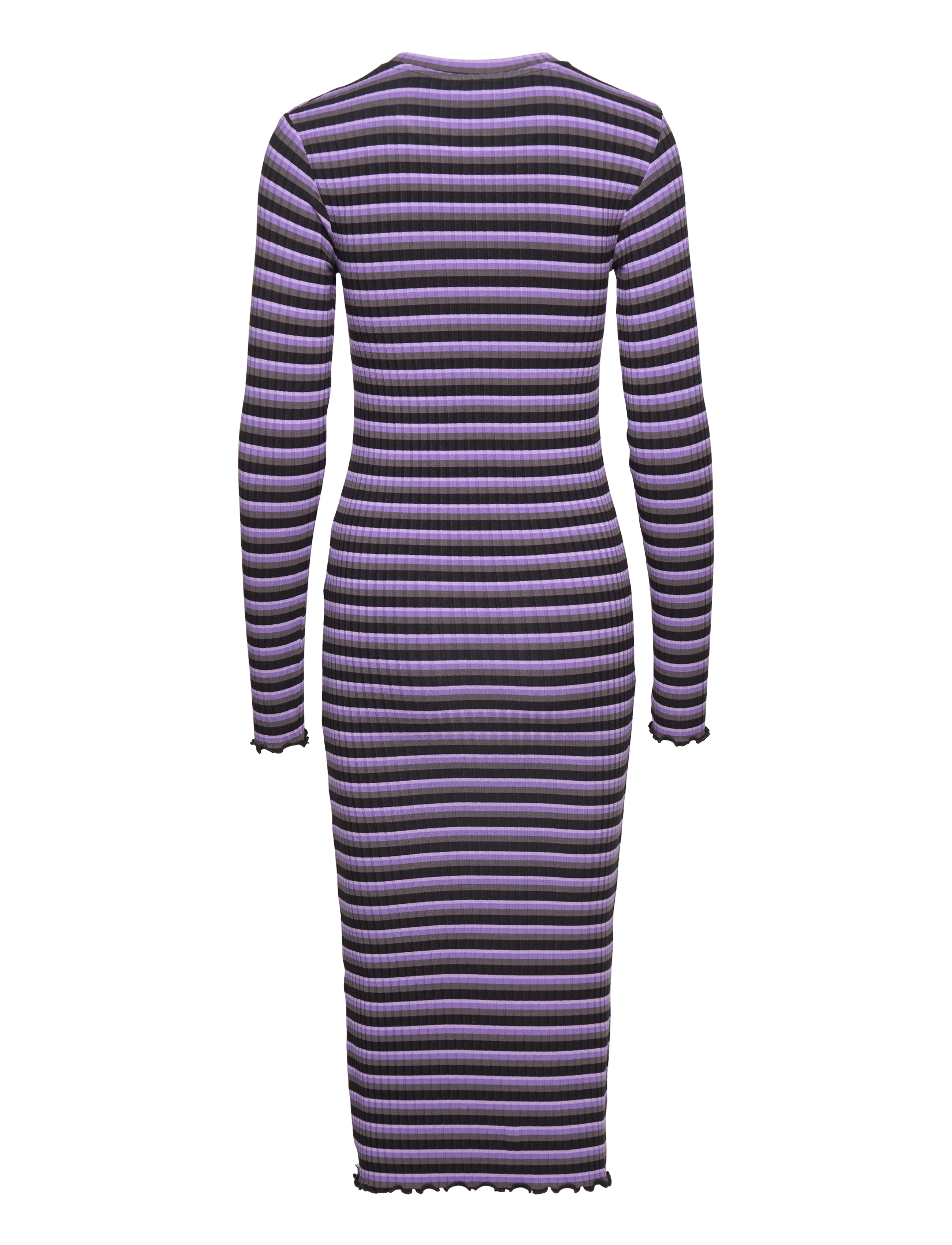 Mads Nørgaard - 5x5 Stripe Boa Dress - 5x5 stripe black - 1