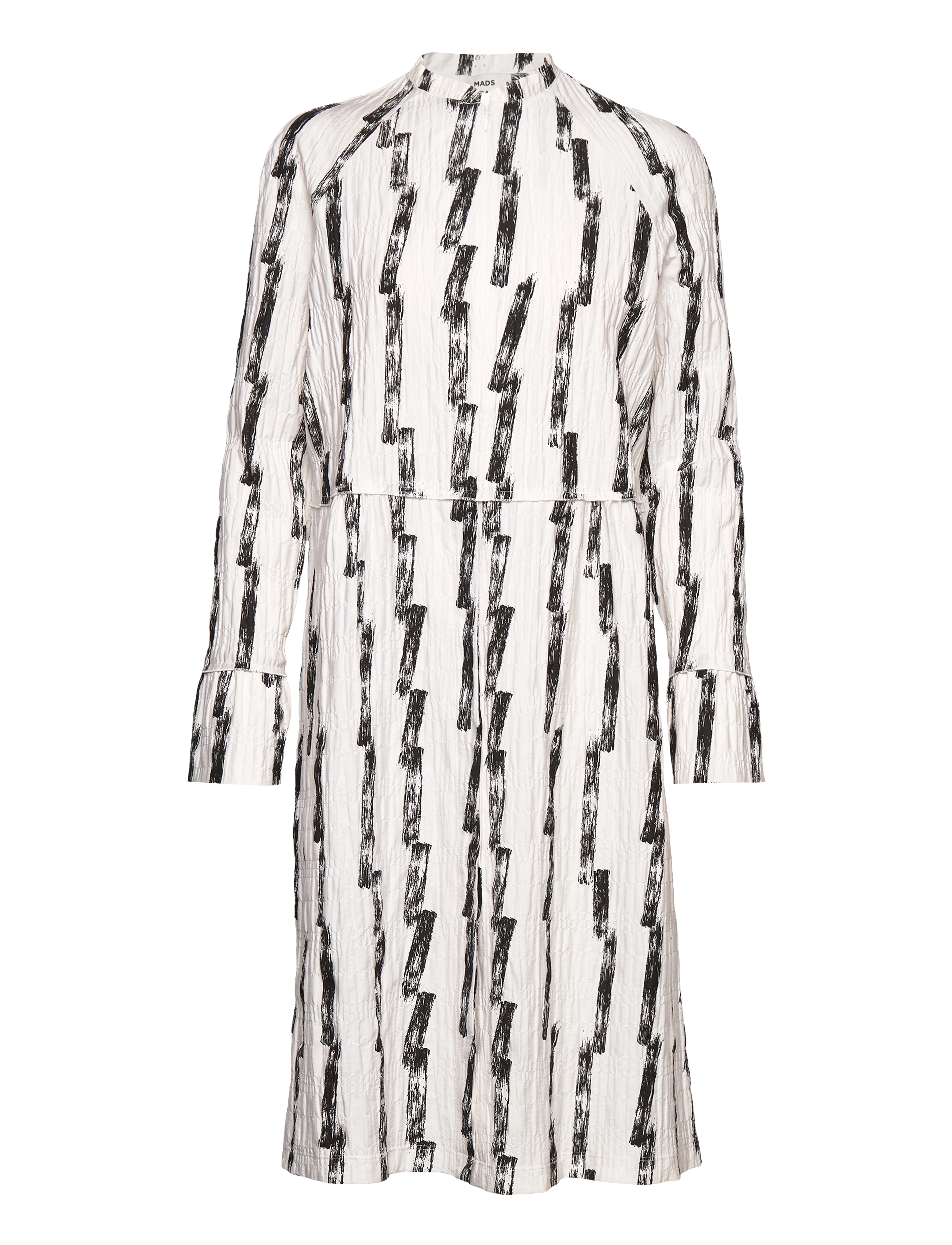 PAINT STRIPE AOP/WHITE ALYSSUM